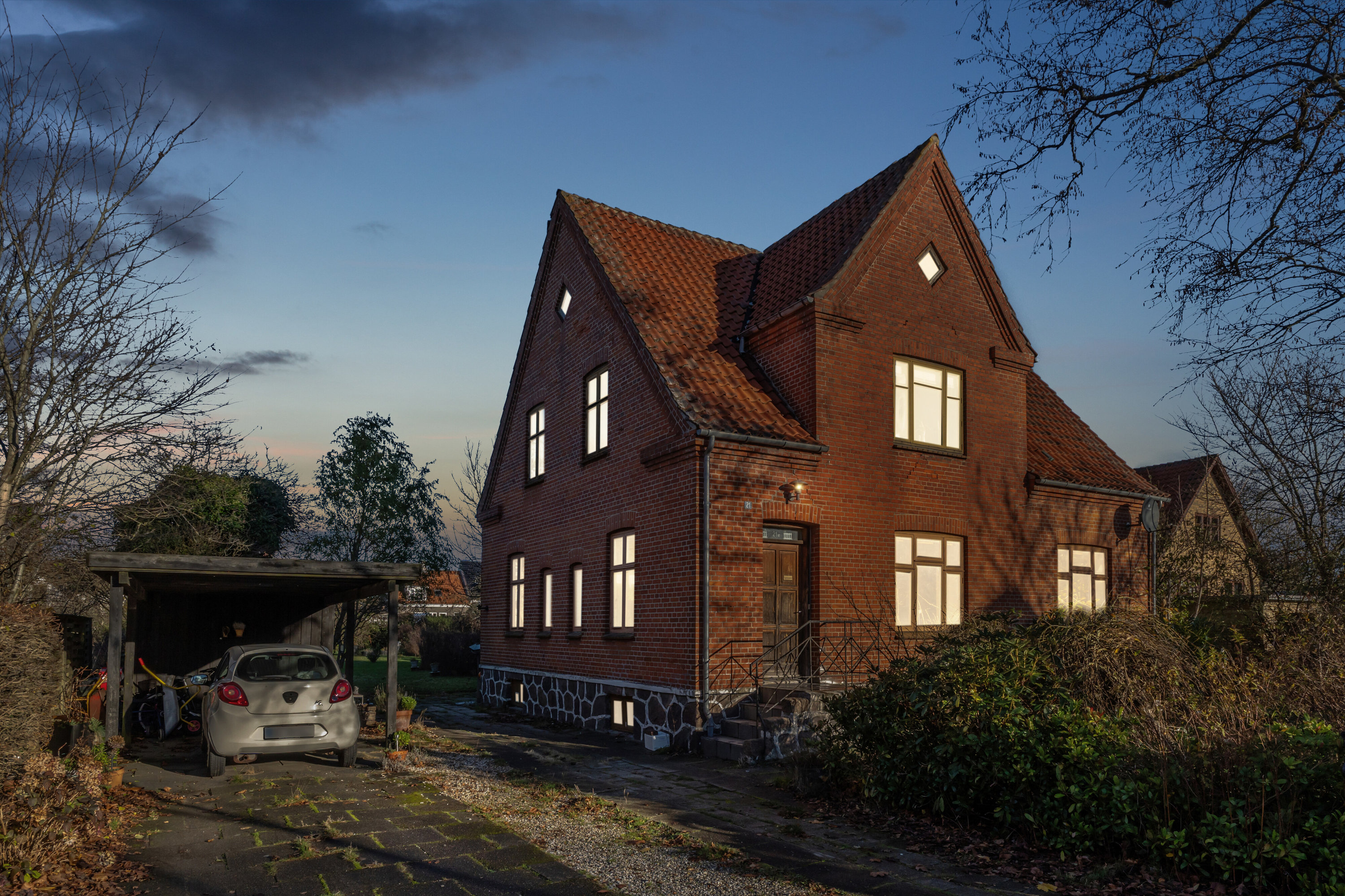 Fremhævet udendørs billede i fuldskærmstilstand. Billede af Frilandsvej 21, 1., 9800 Hjørring