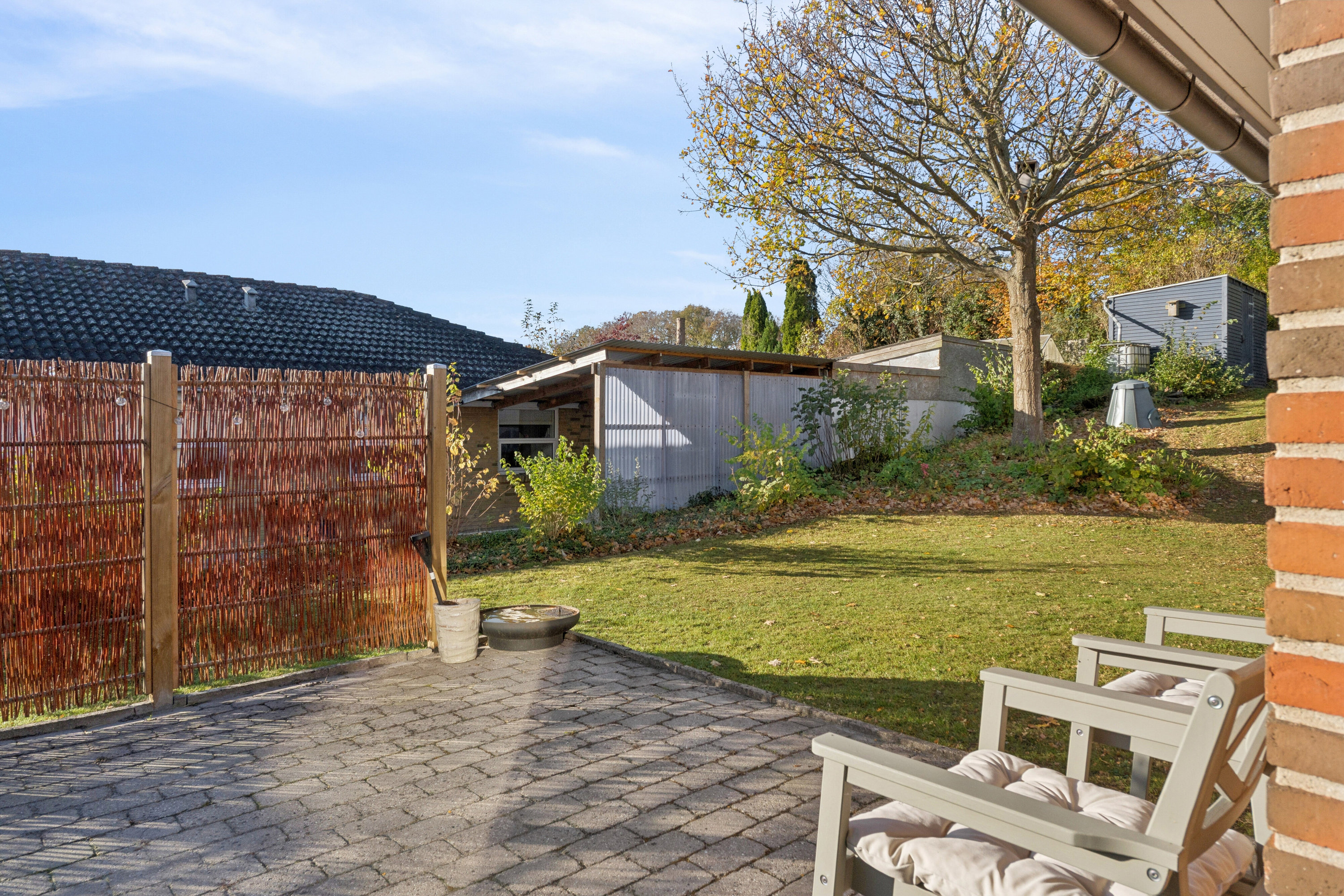 Fremhævet udendørs billede i fuldskærmstilstand. Billede af Haverne 8, 5900 Rudkøbing