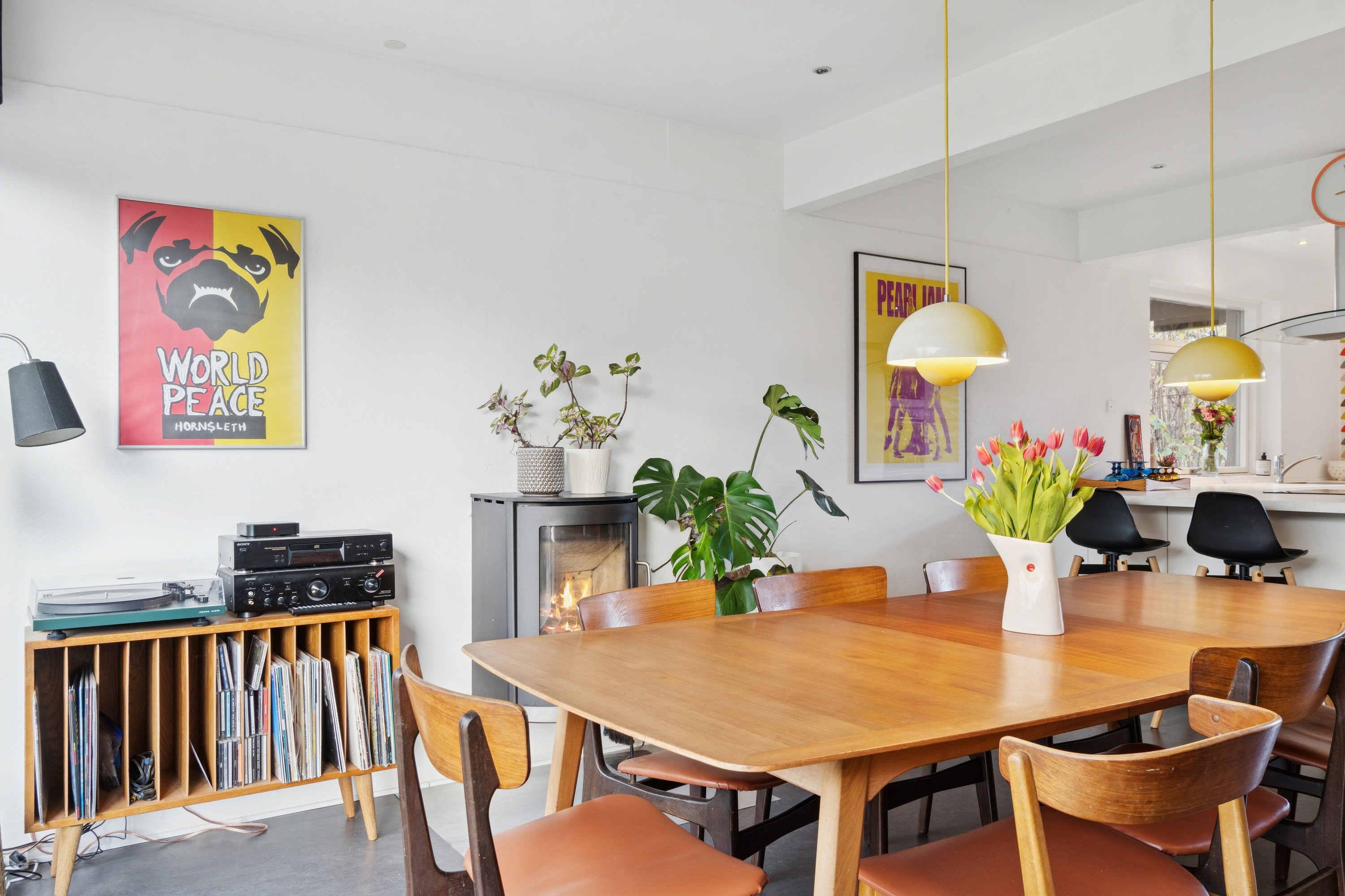 Fremhævet spisestue billede i fuldskærmstilstand. Billede af Hirsevej 21, 4040 Jyllinge