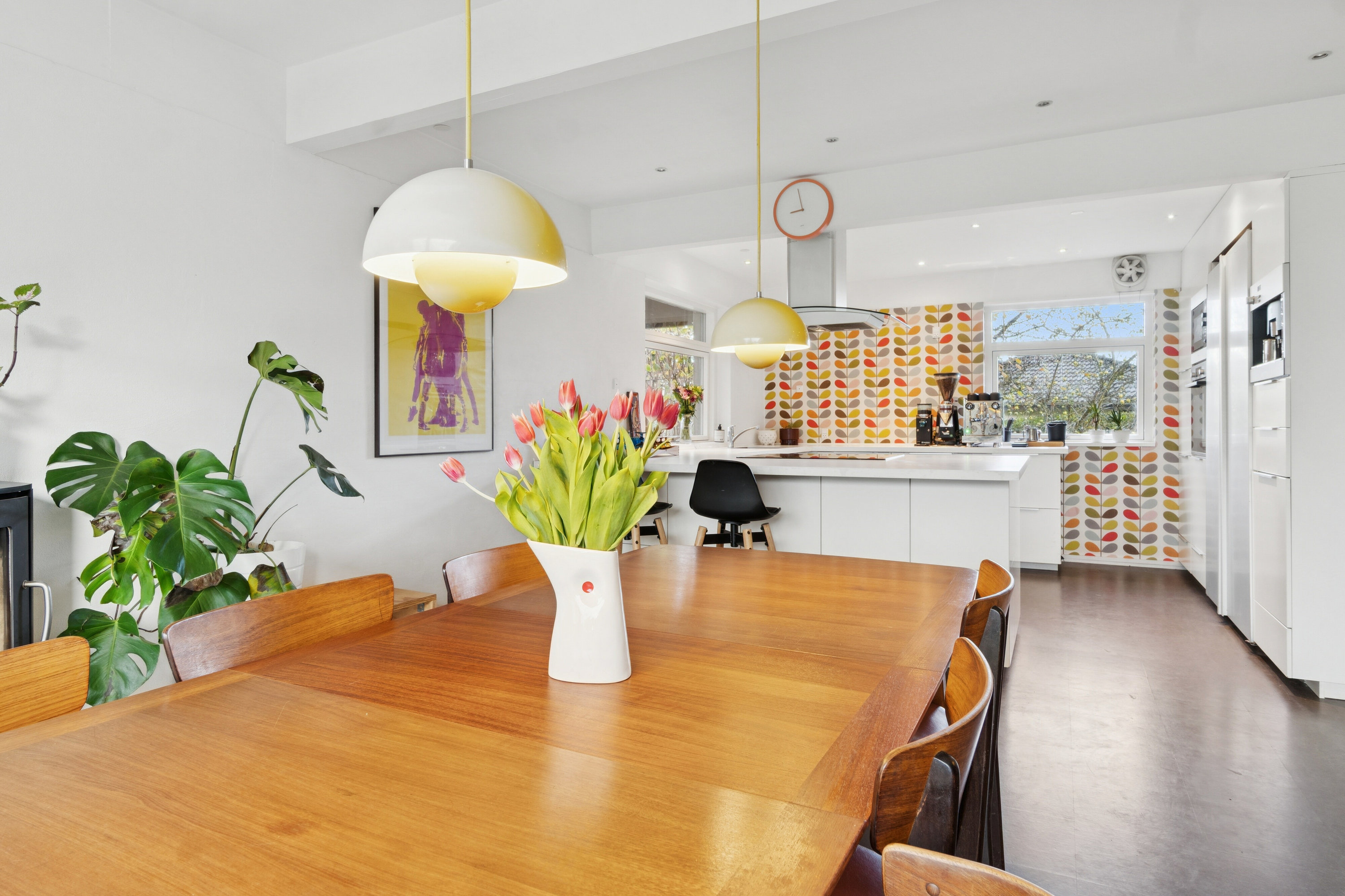 Fremhævet spisestue billede i fuldskærmstilstand. Billede af Hirsevej 21, 4040 Jyllinge