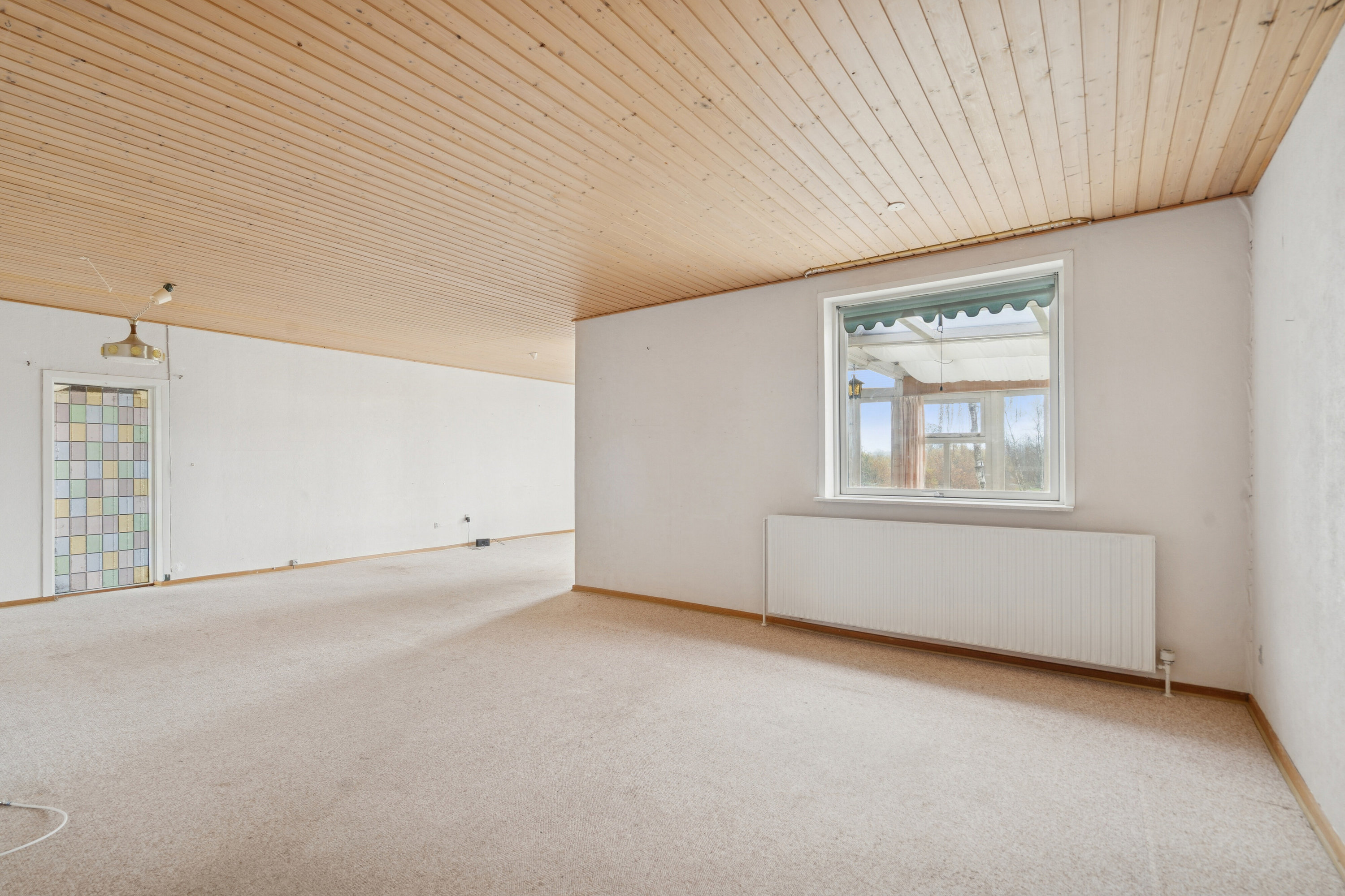 Fremhævet stue billede i fuldskærmstilstand. Billede af Mågevej 29, 5772 Kværndrup