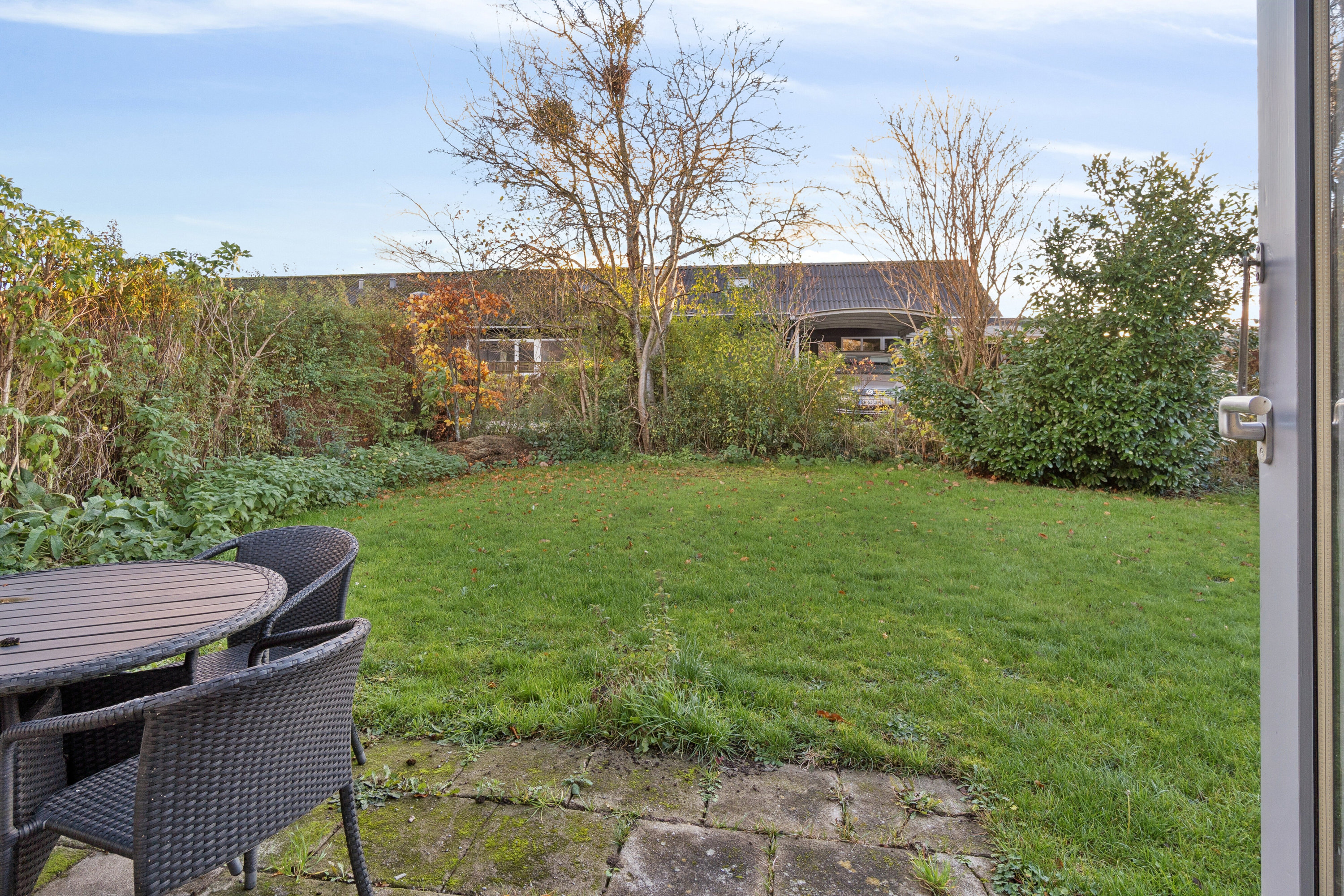 Fremhævet udendørs billede i fuldskærmstilstand. Billede af Rosenhaven 7, 4470 Svebølle