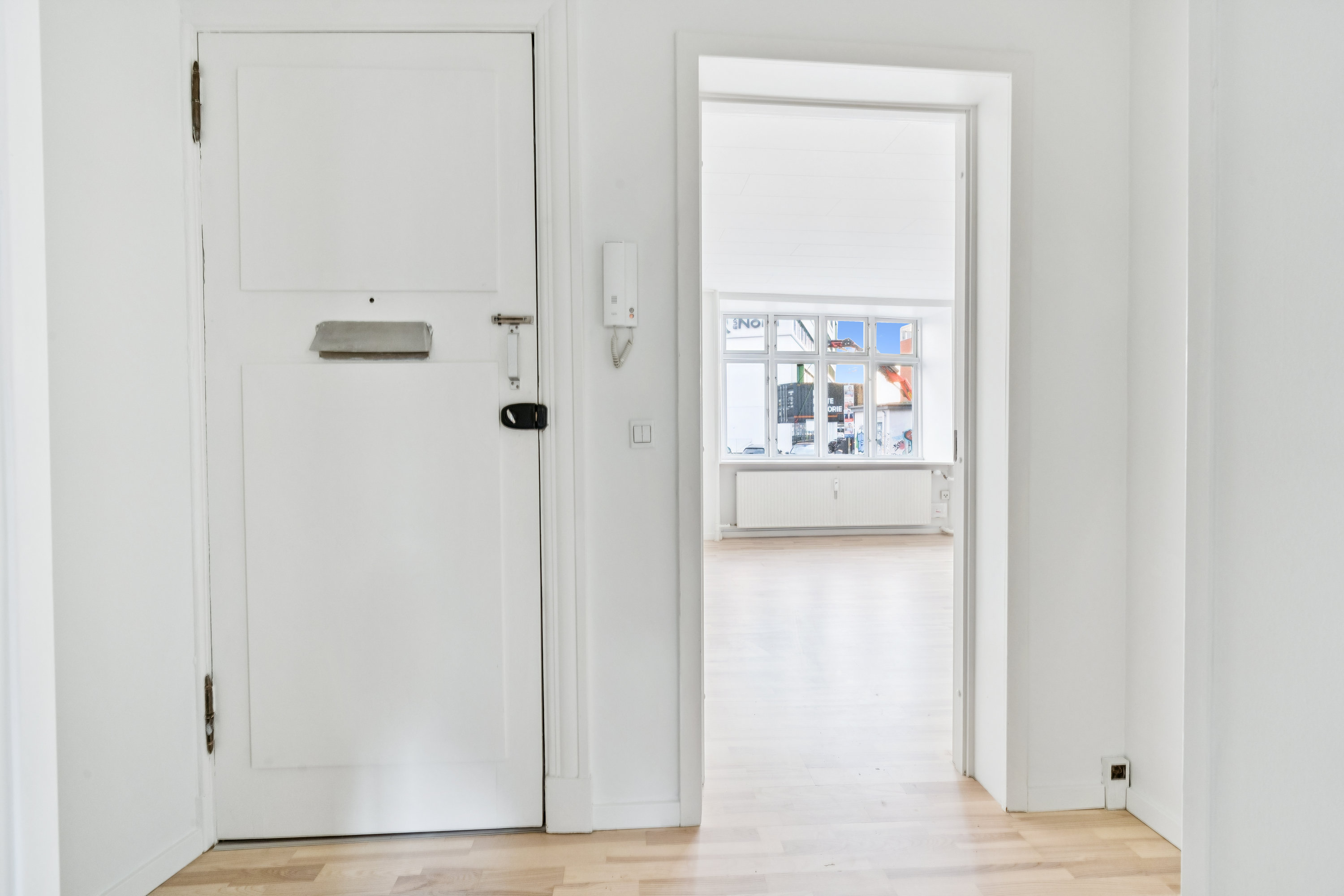 Fremhævet gang billede i fuldskærmstilstand. Billede af Jyllandsgade 7, st.. tv., 9000 Aalborg