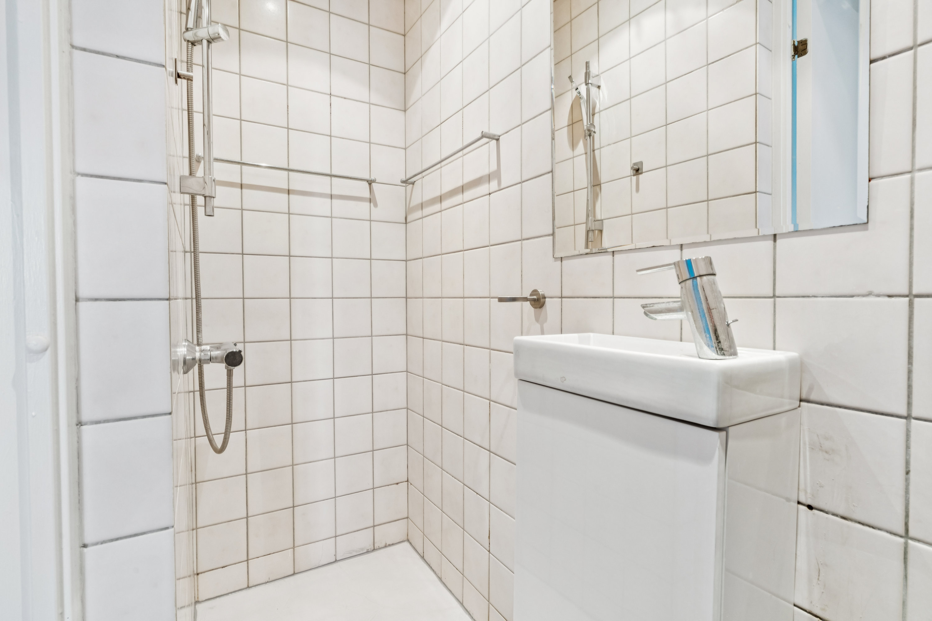 Fremhævet badeværelse billede i fuldskærmstilstand. Billede af Jyllandsgade 7, st.. tv., 9000 Aalborg