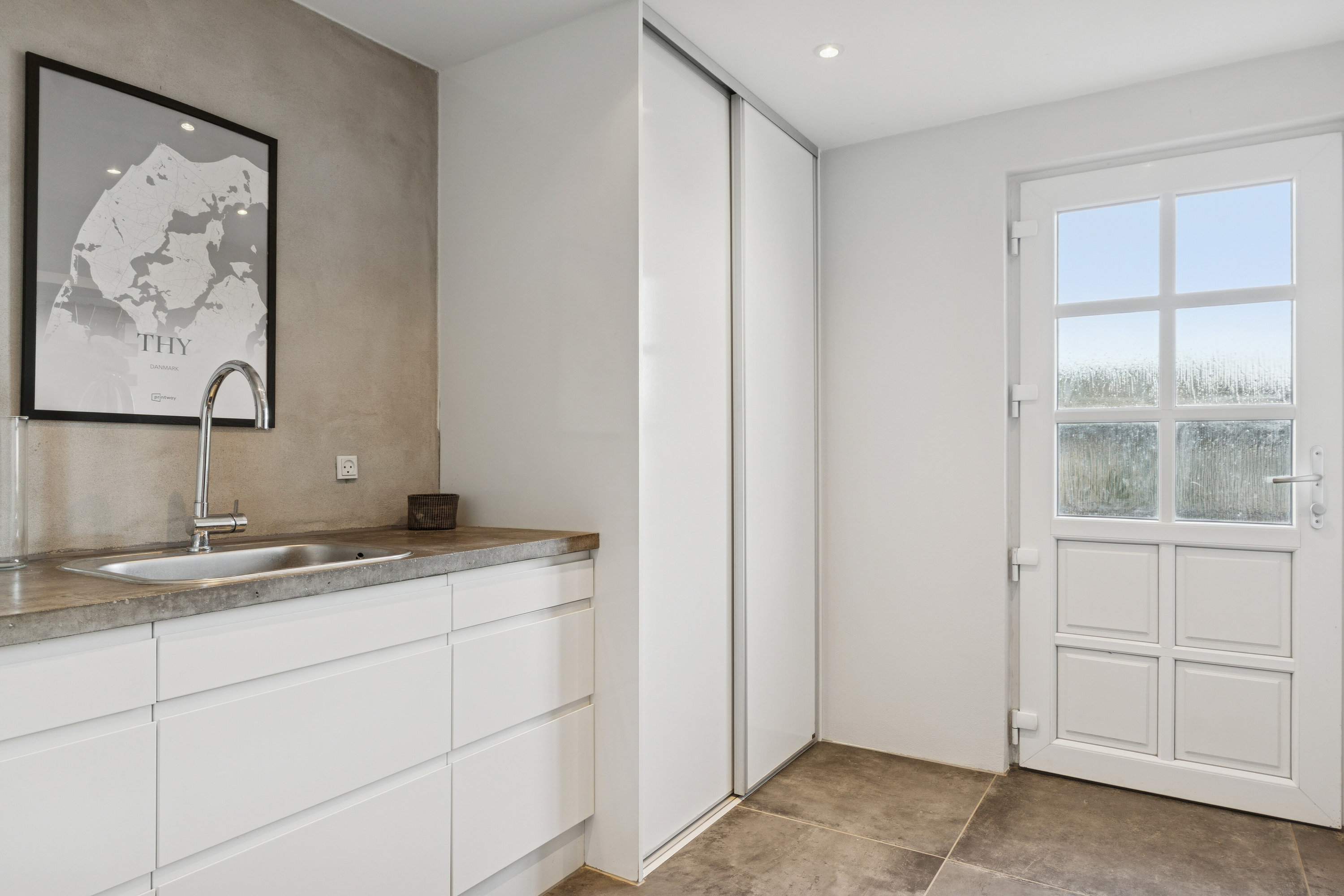 Fremhævet badeværelse billede i fuldskærmstilstand. Billede af Kirkevej 32, 7760 Hurup Thy