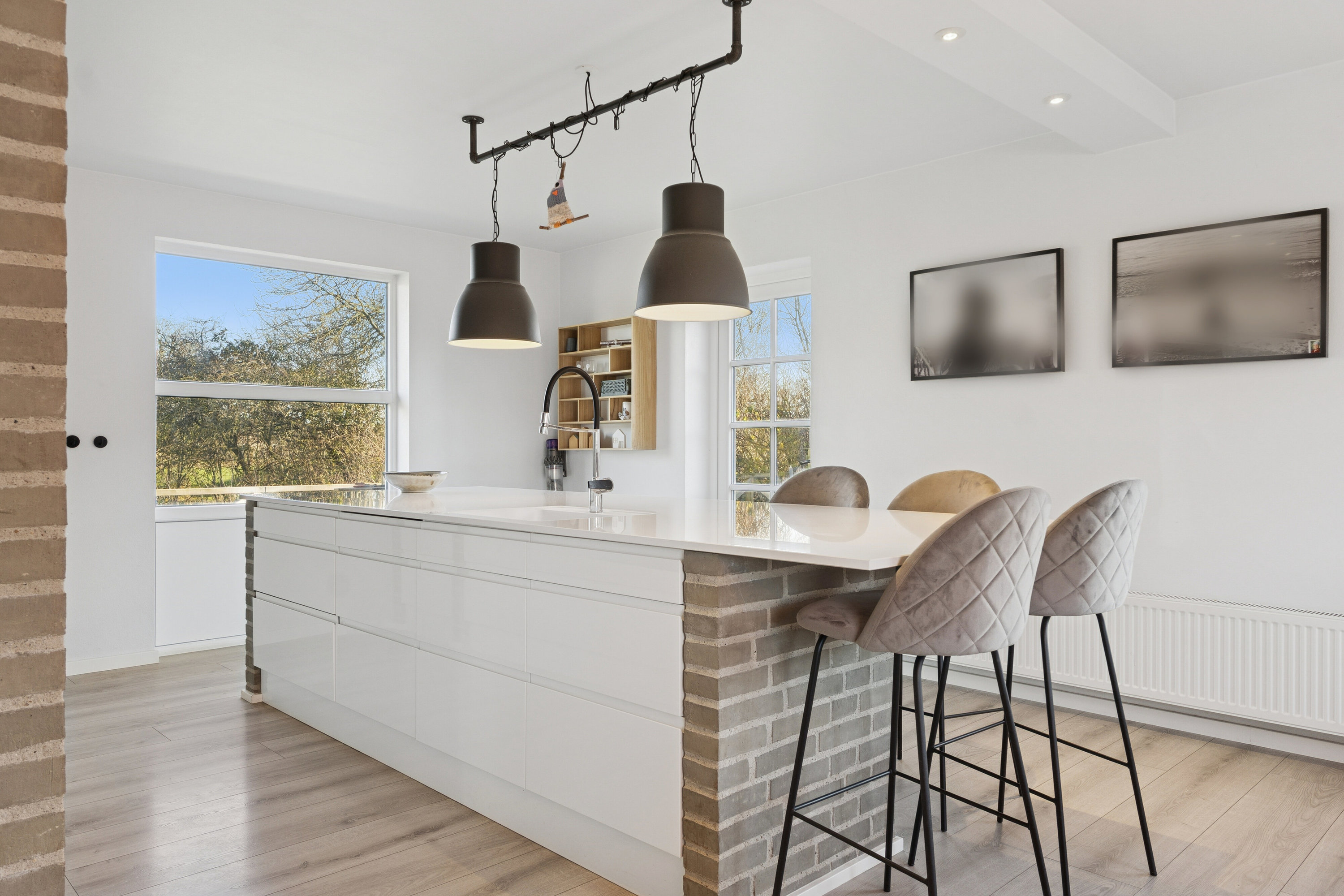 Fremhævet køkken billede i fuldskærmstilstand. Billede af Kirkevej 32, 7760 Hurup Thy