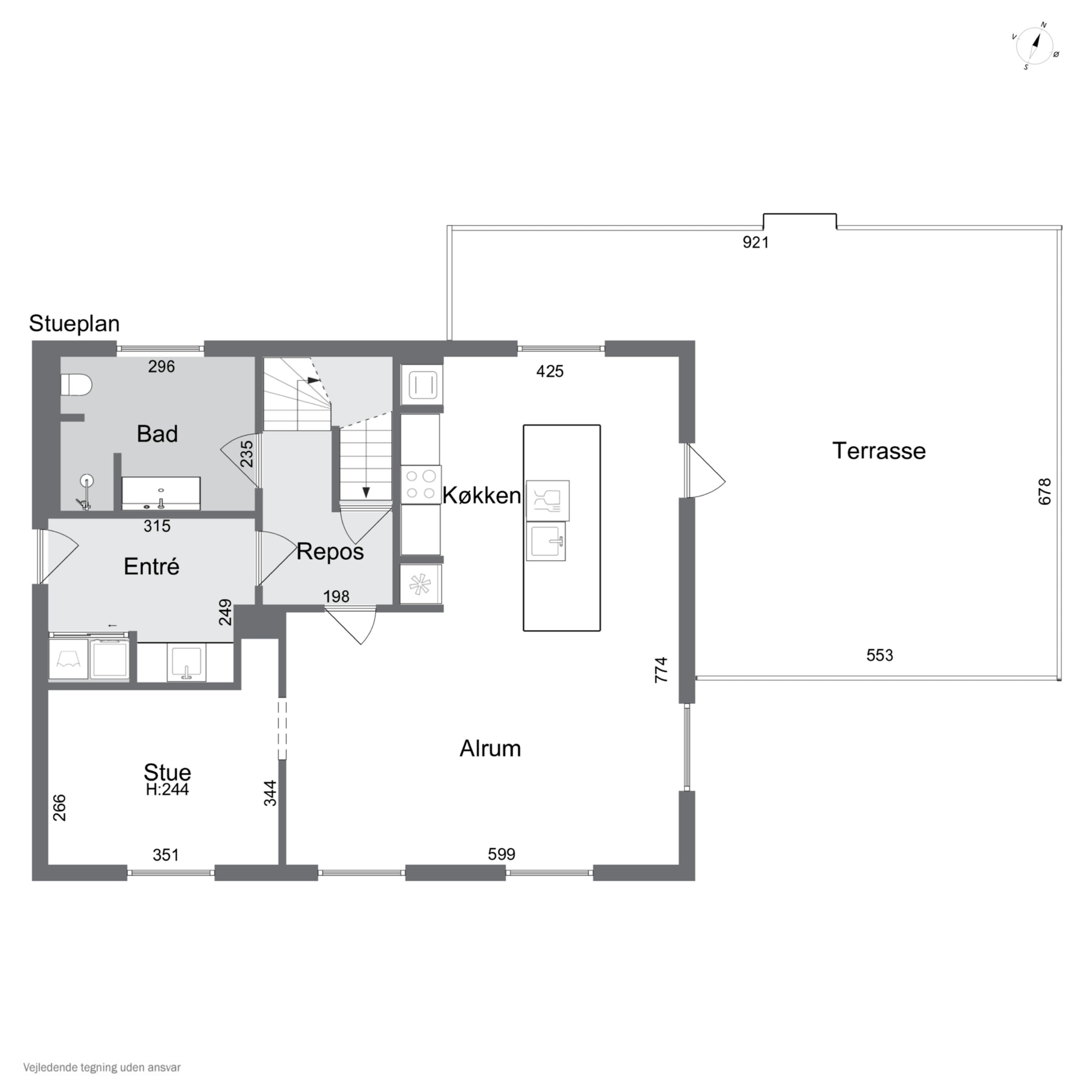 Plantegninger billede af Kirkevej 32, 7760 Hurup Thy
