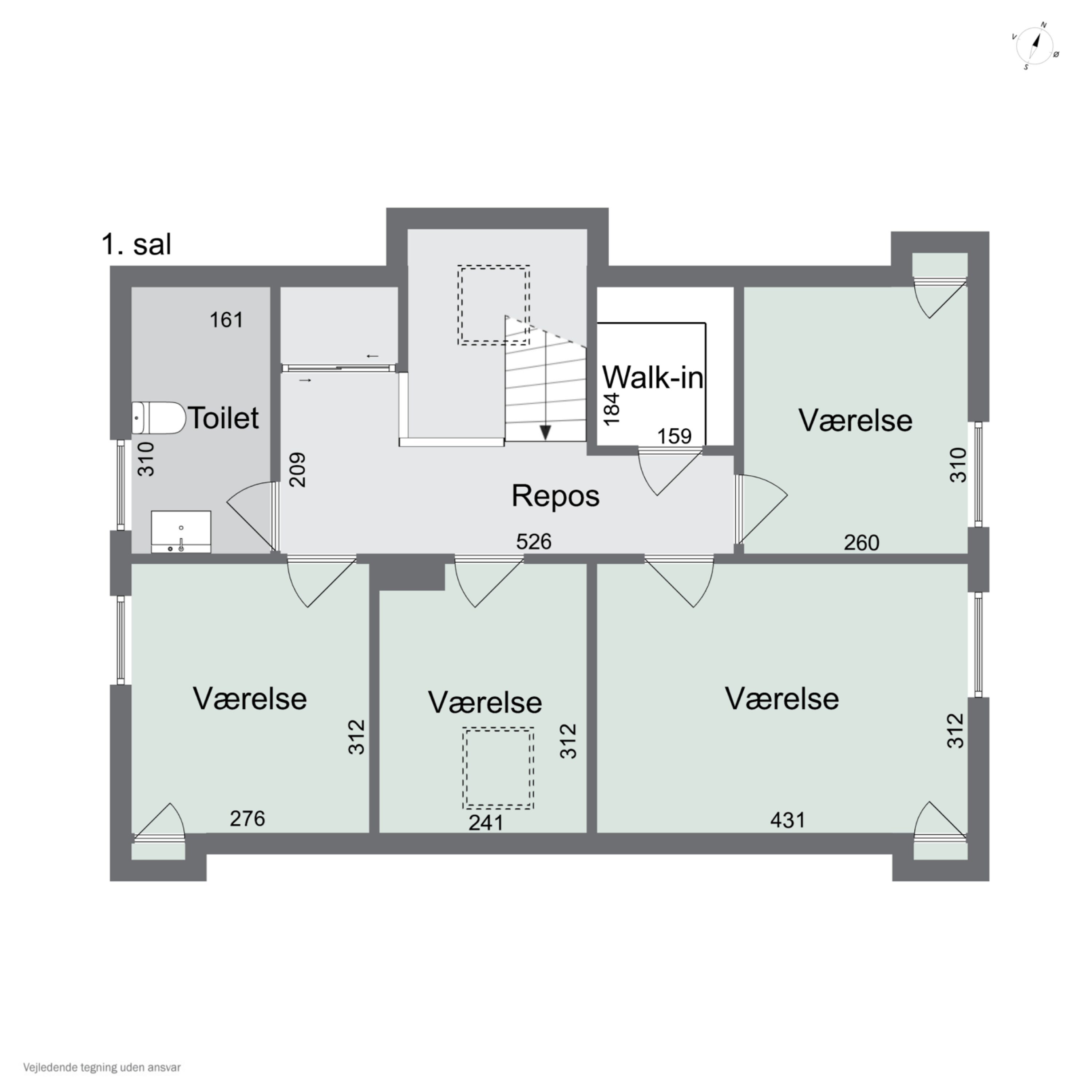 Plantegninger billede af Kirkevej 32, 7760 Hurup Thy