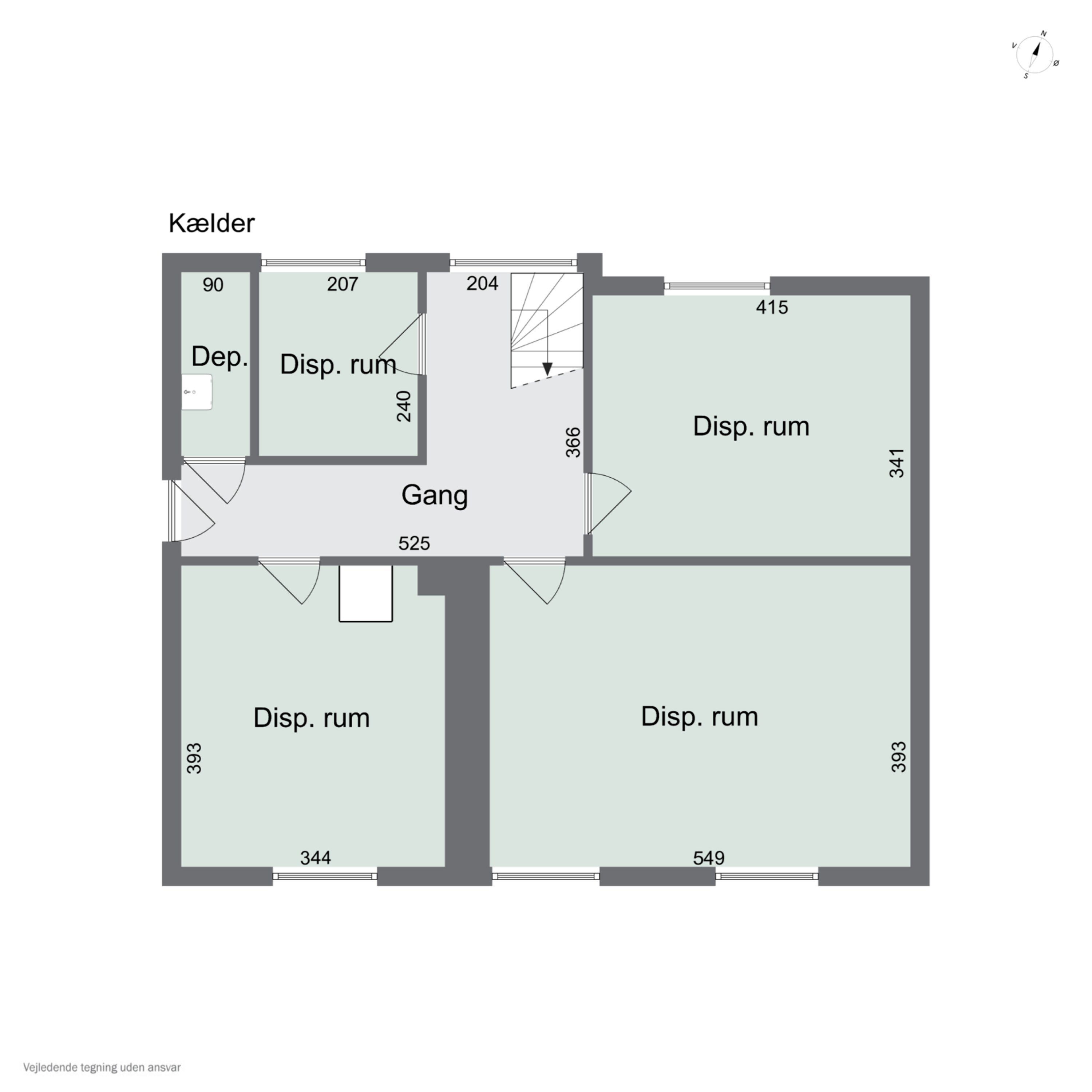 Plantegninger billede af Kirkevej 32, 7760 Hurup Thy