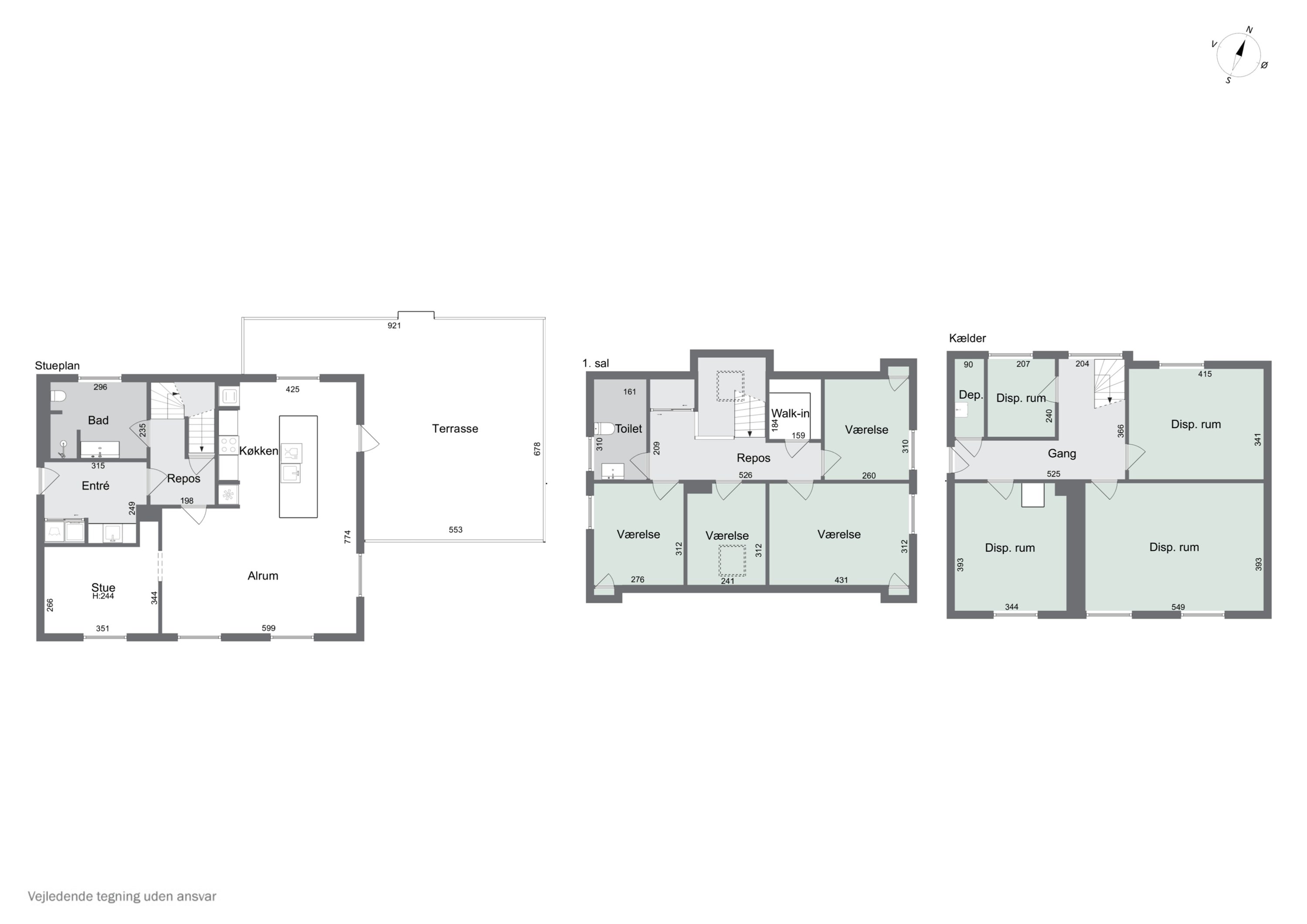 Plantegninger billede af Kirkevej 32, 7760 Hurup Thy