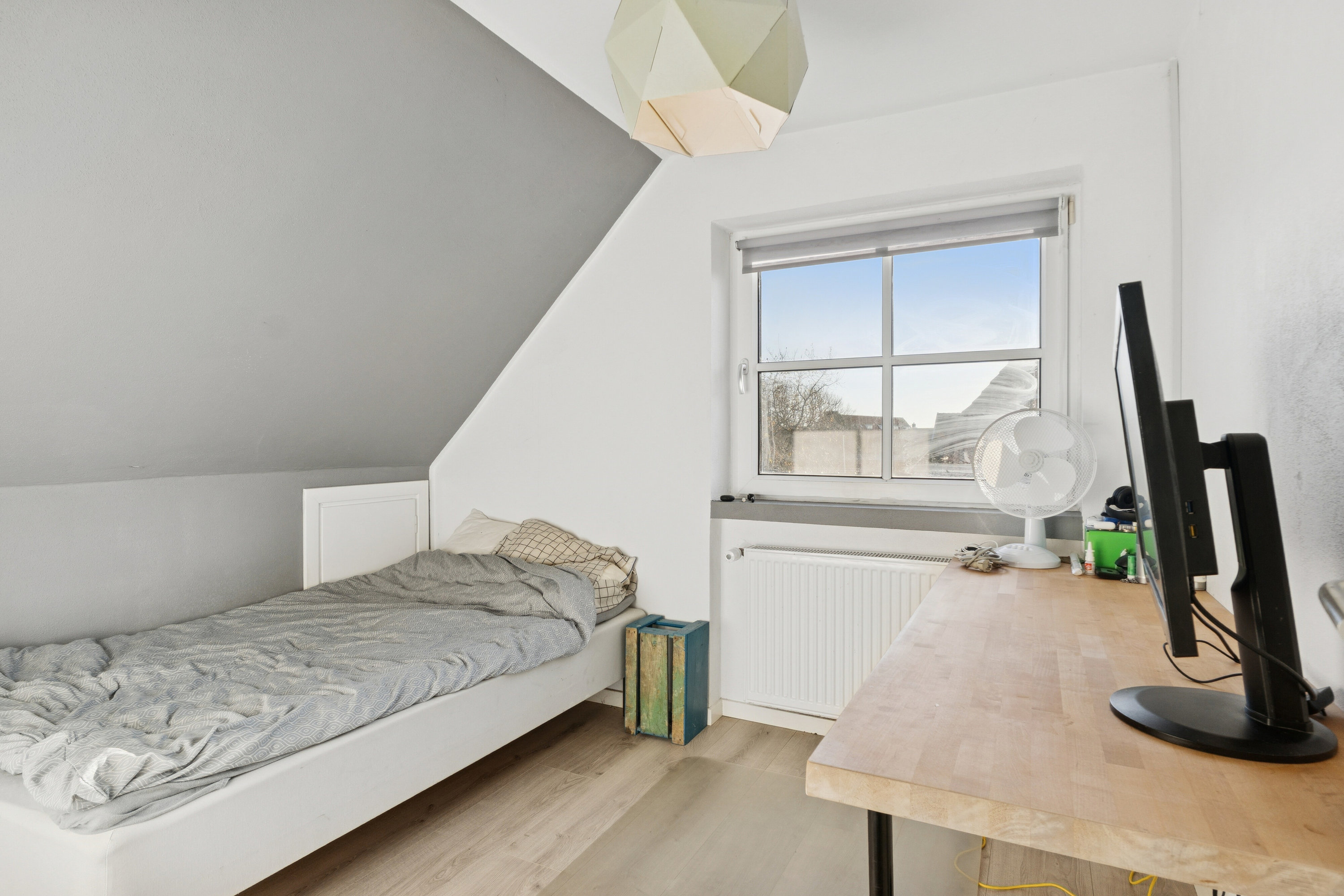 Fremhævet soveværelse billede i fuldskærmstilstand. Billede af Kirkevej 32, 7760 Hurup Thy