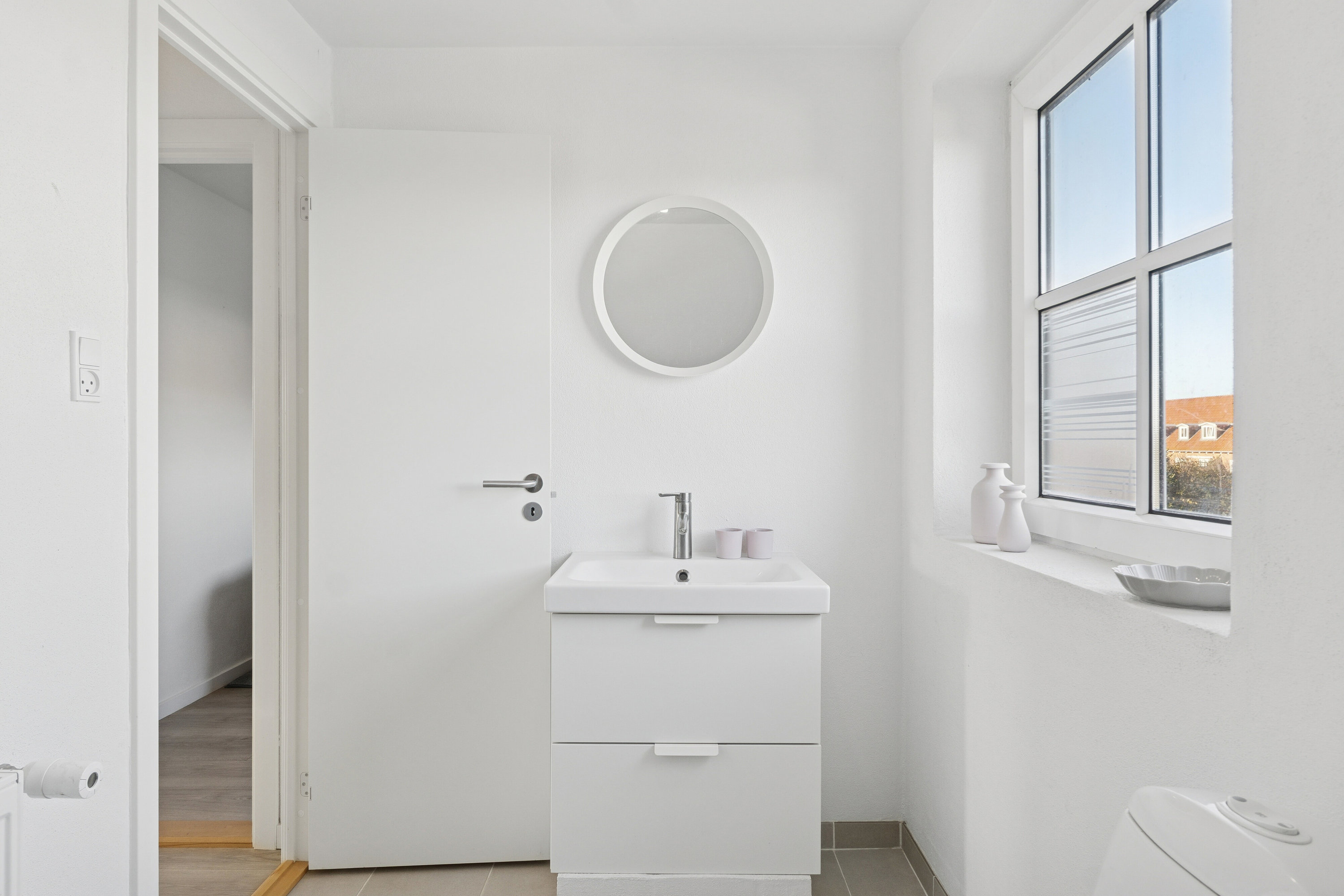 Fremhævet badeværelse billede i fuldskærmstilstand. Billede af Kirkevej 32, 7760 Hurup Thy