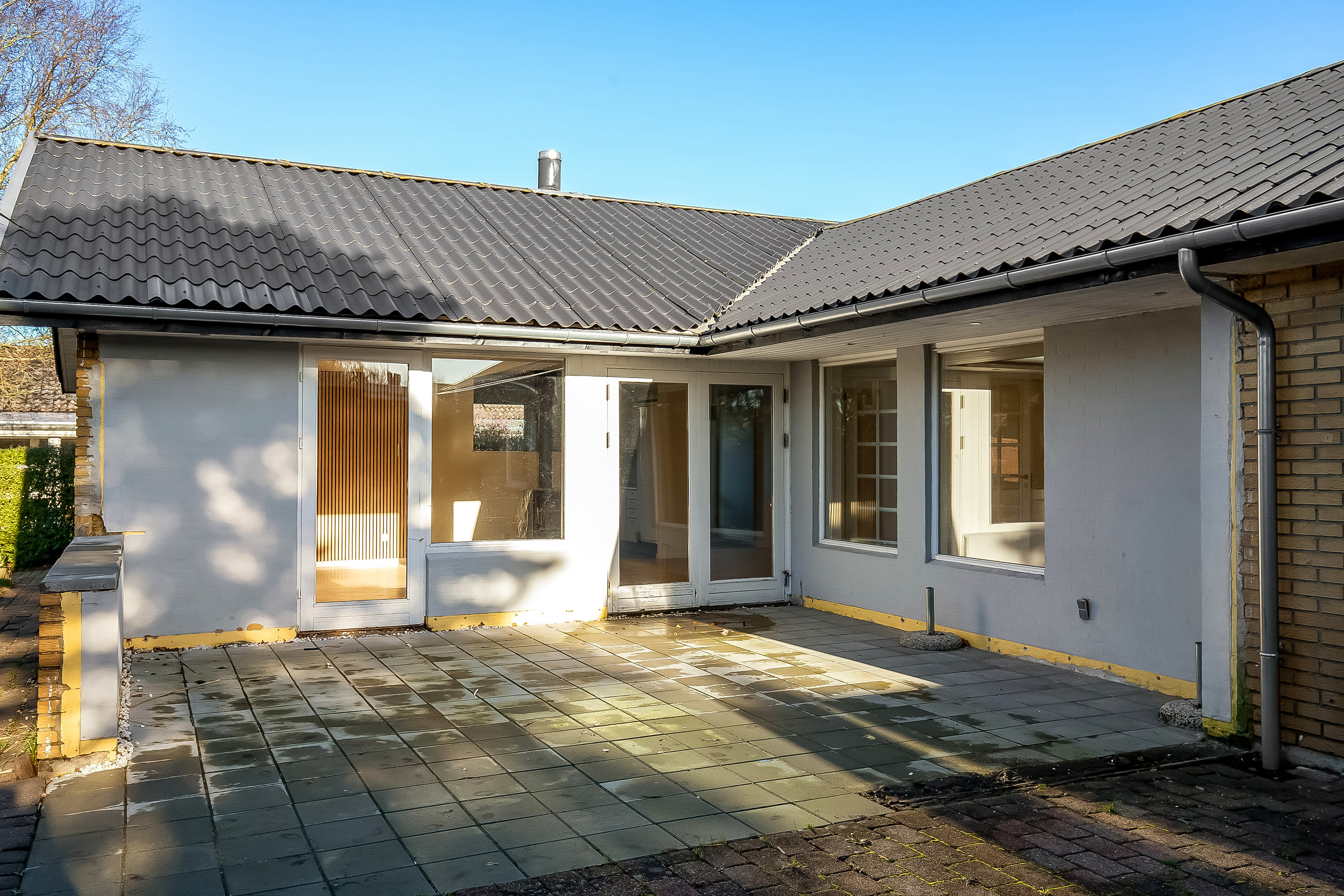 Fremhævet terrasse billede i fuldskærmstilstand. Billede af Sysselhaven 13, 6051 Almind