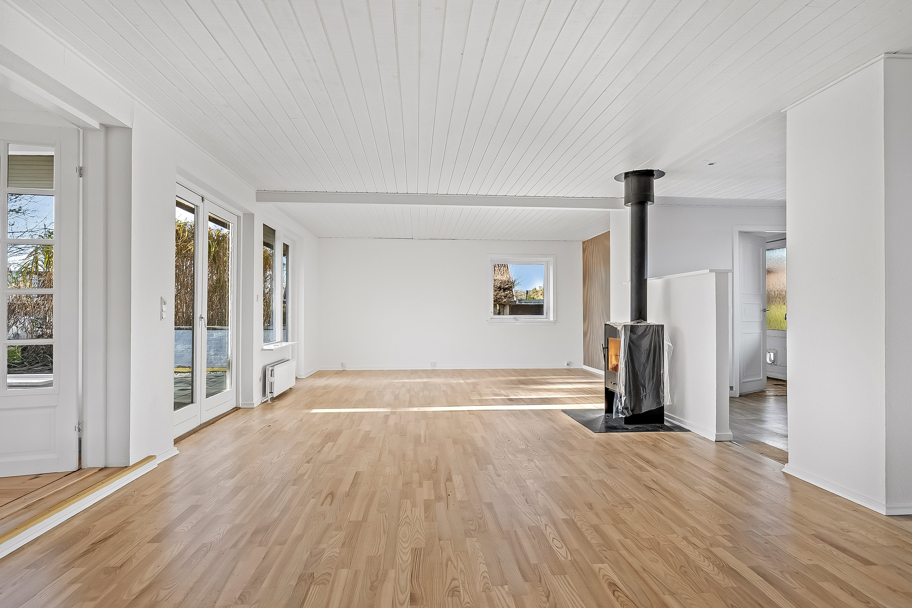 Fremhævet stue billede i fuldskærmstilstand. Billede af Sysselhaven 13, 6051 Almind