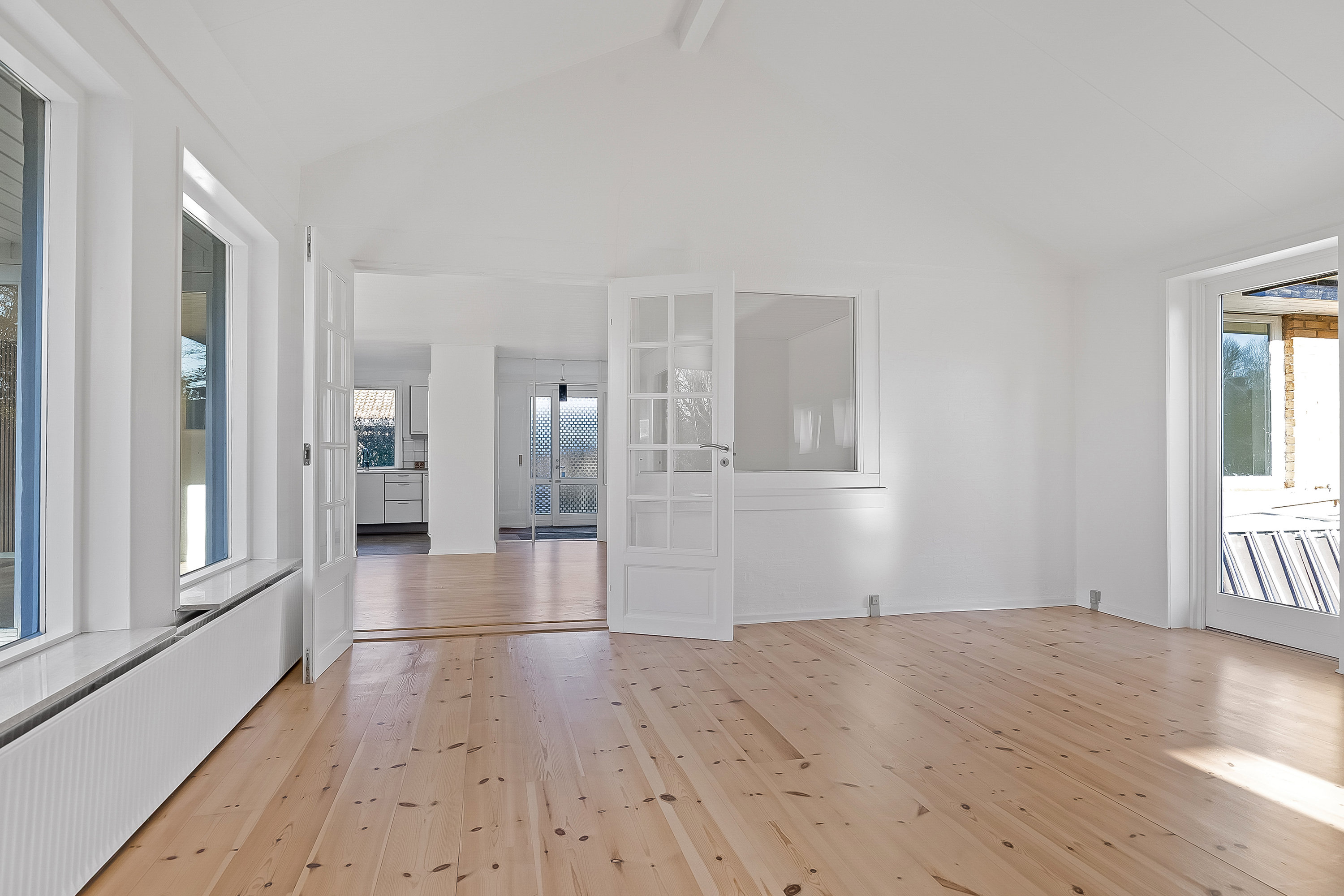 Fremhævet stue billede i fuldskærmstilstand. Billede af Sysselhaven 13, 6051 Almind