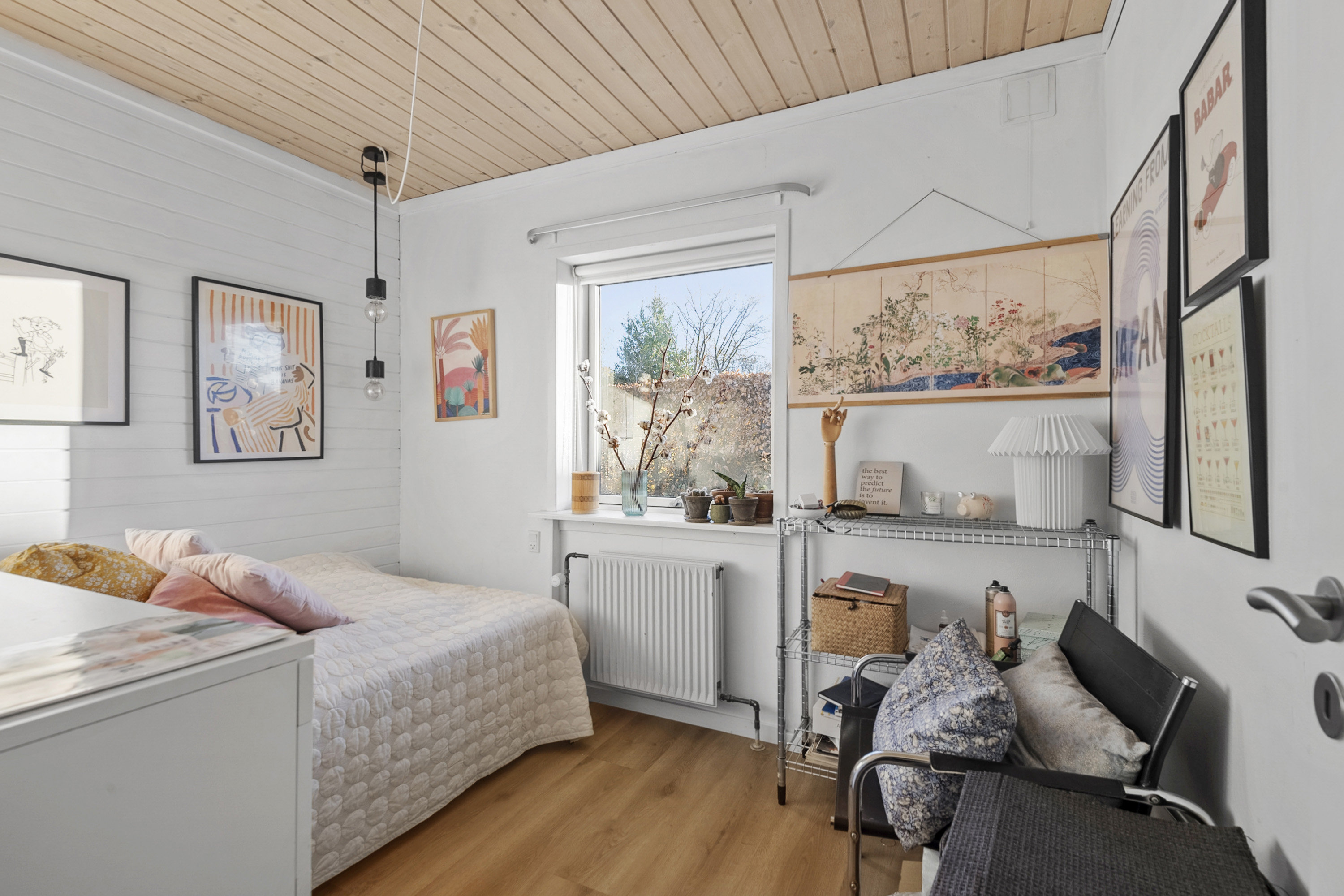 Fremhævet soveværelse billede i fuldskærmstilstand. Billede af Lærkevej 6, 6800 Varde