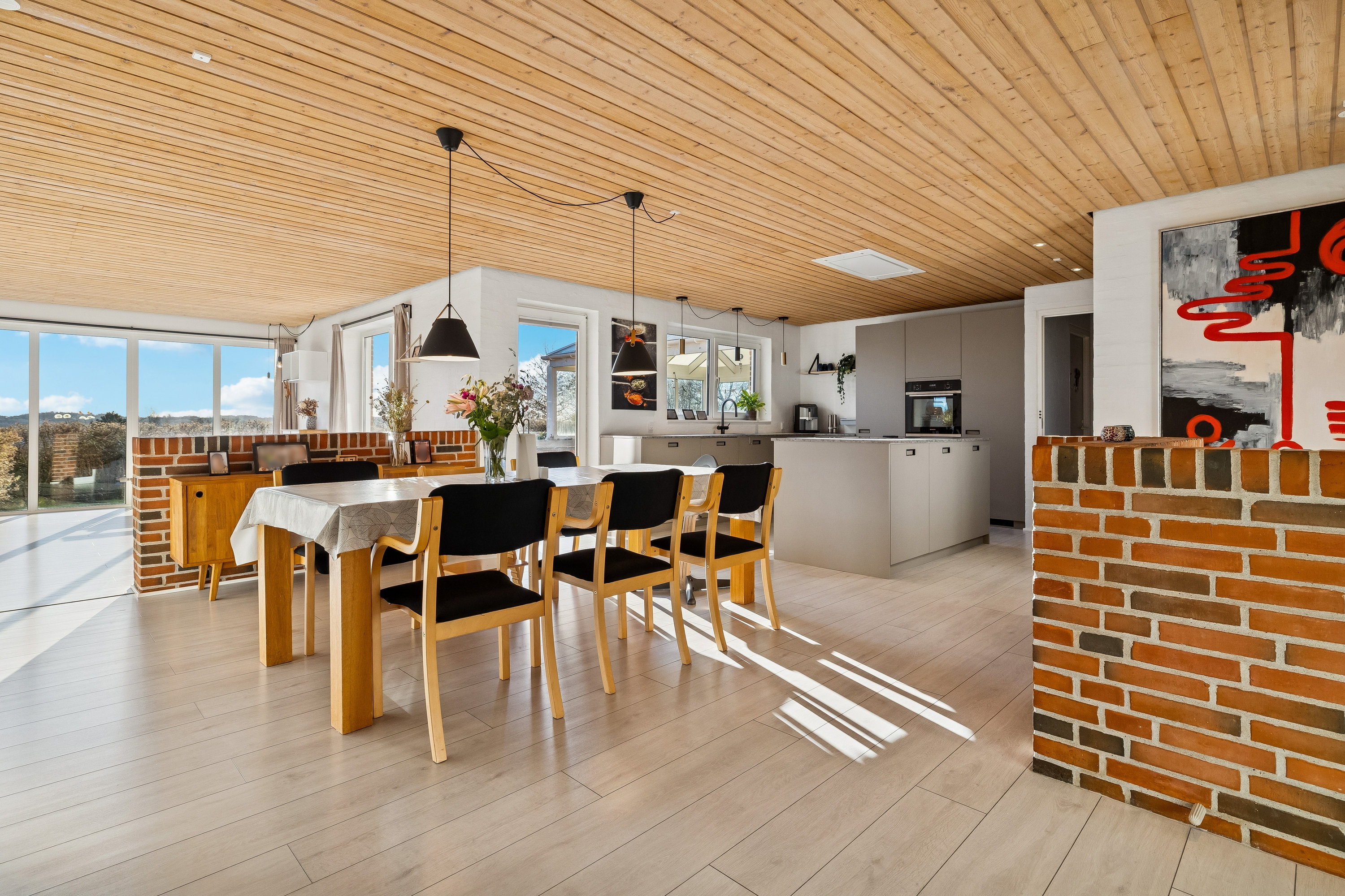 Fremhævet stue billede i fuldskærmstilstand. Billede af Stenbakken 25, 8850 Bjerringbro