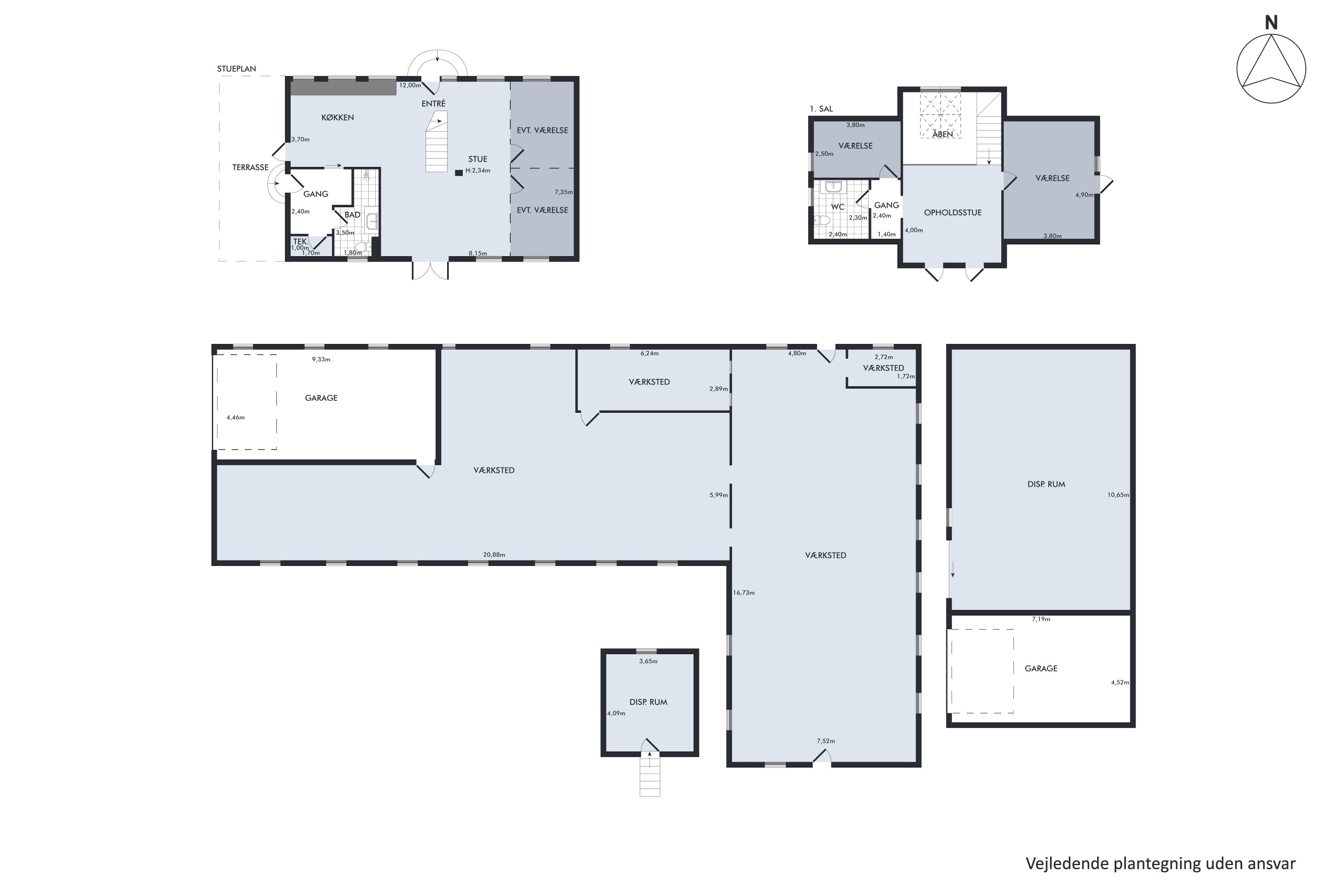 Plantegninger billede af Munkdrupvej 10, 8960 Randers SØ