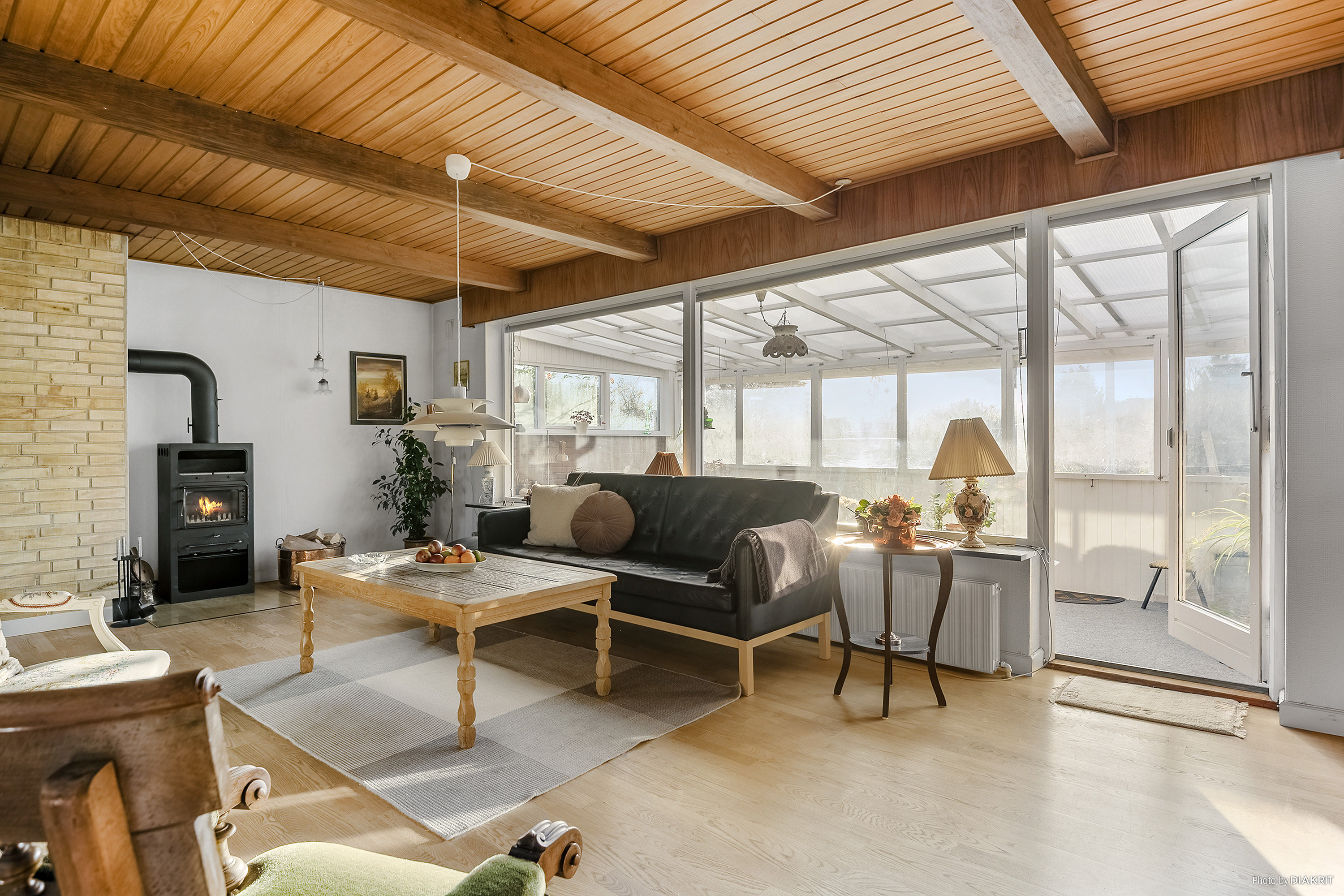 Fremhævet stue billede i fuldskærmstilstand. Billede af Skovly 8, 8300 Odder