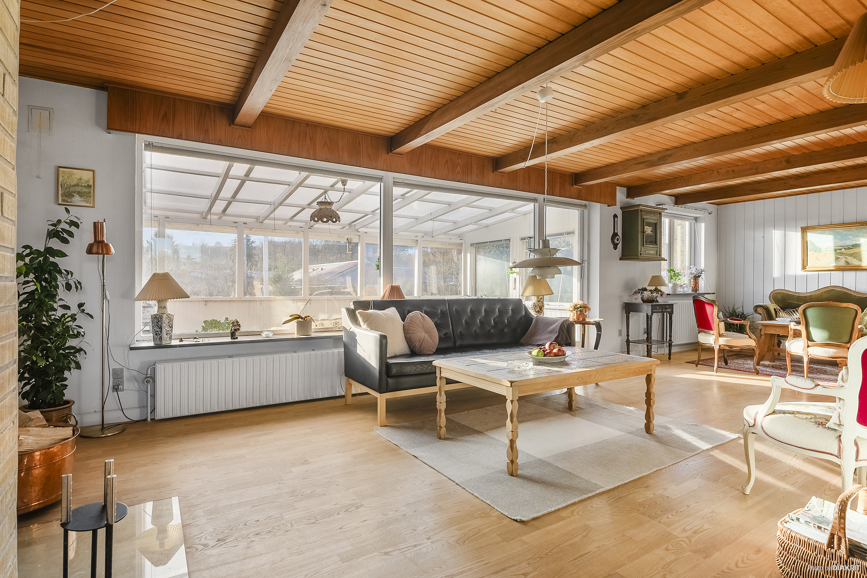 Fremhævet stue billede i fuldskærmstilstand. Billede af Skovly 8, 8300 Odder