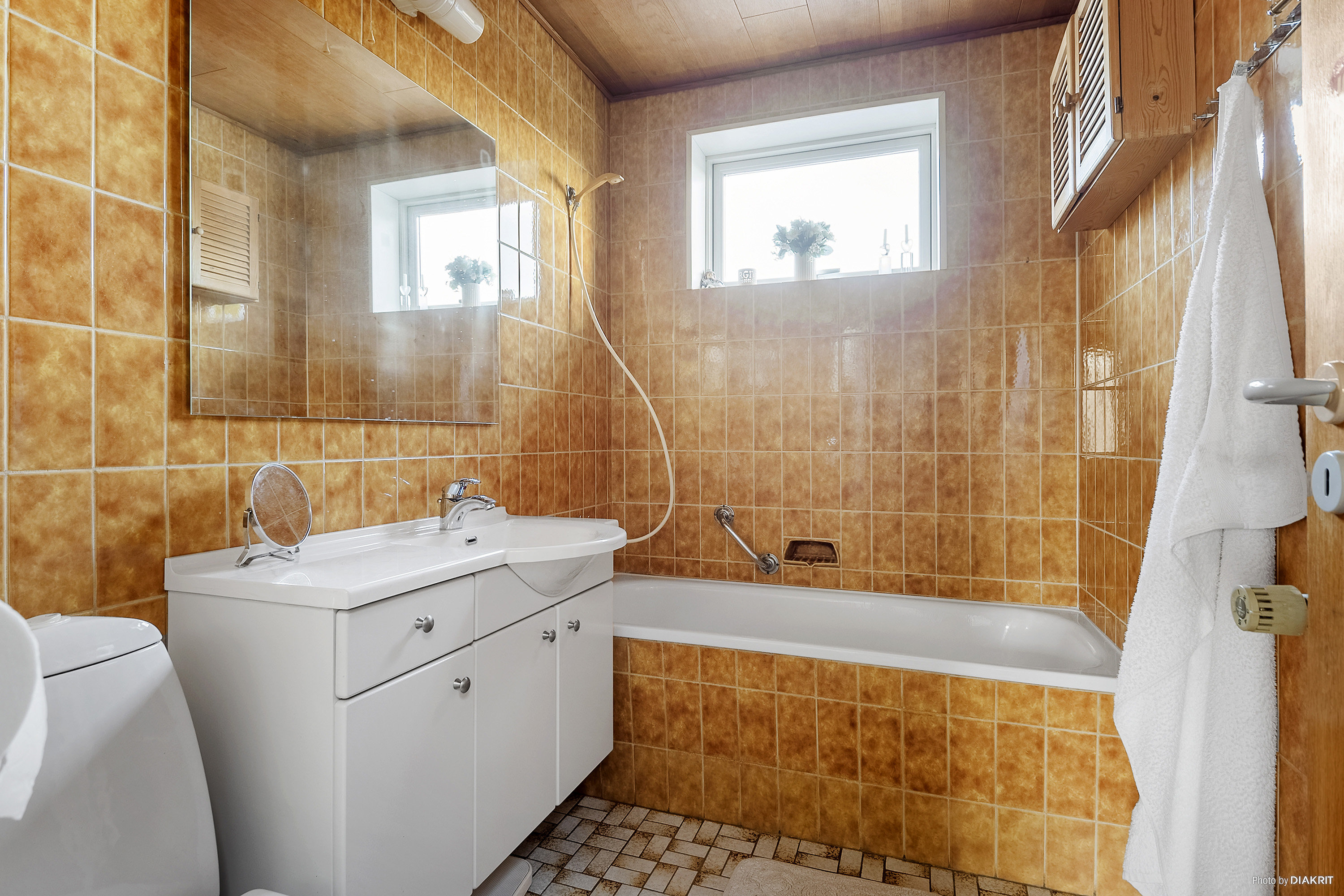 Fremhævet badeværelse billede i fuldskærmstilstand. Billede af Skovly 8, 8300 Odder