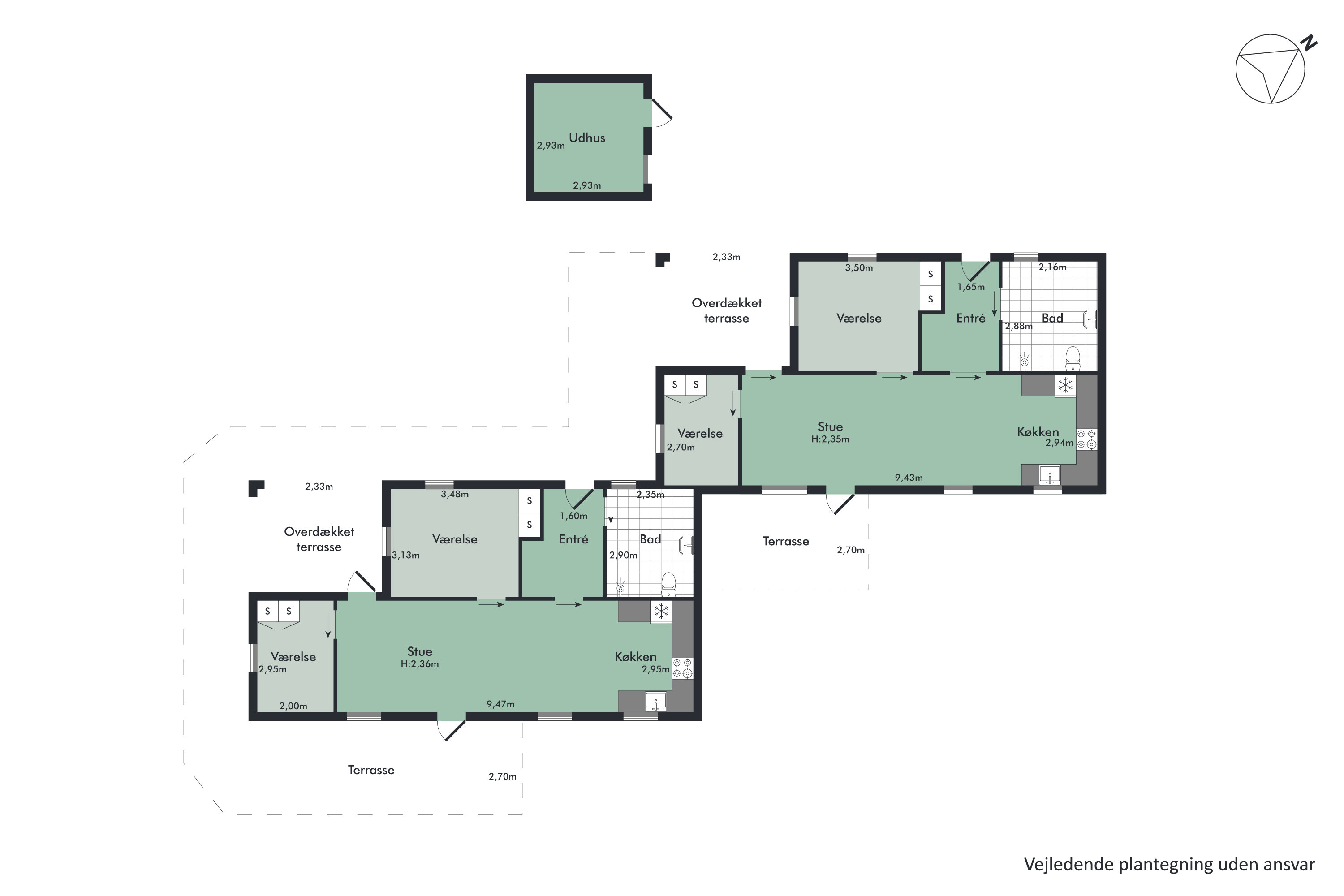 Plantegninger billede af Fyrvej 6, Bisnap, 9370 Hals