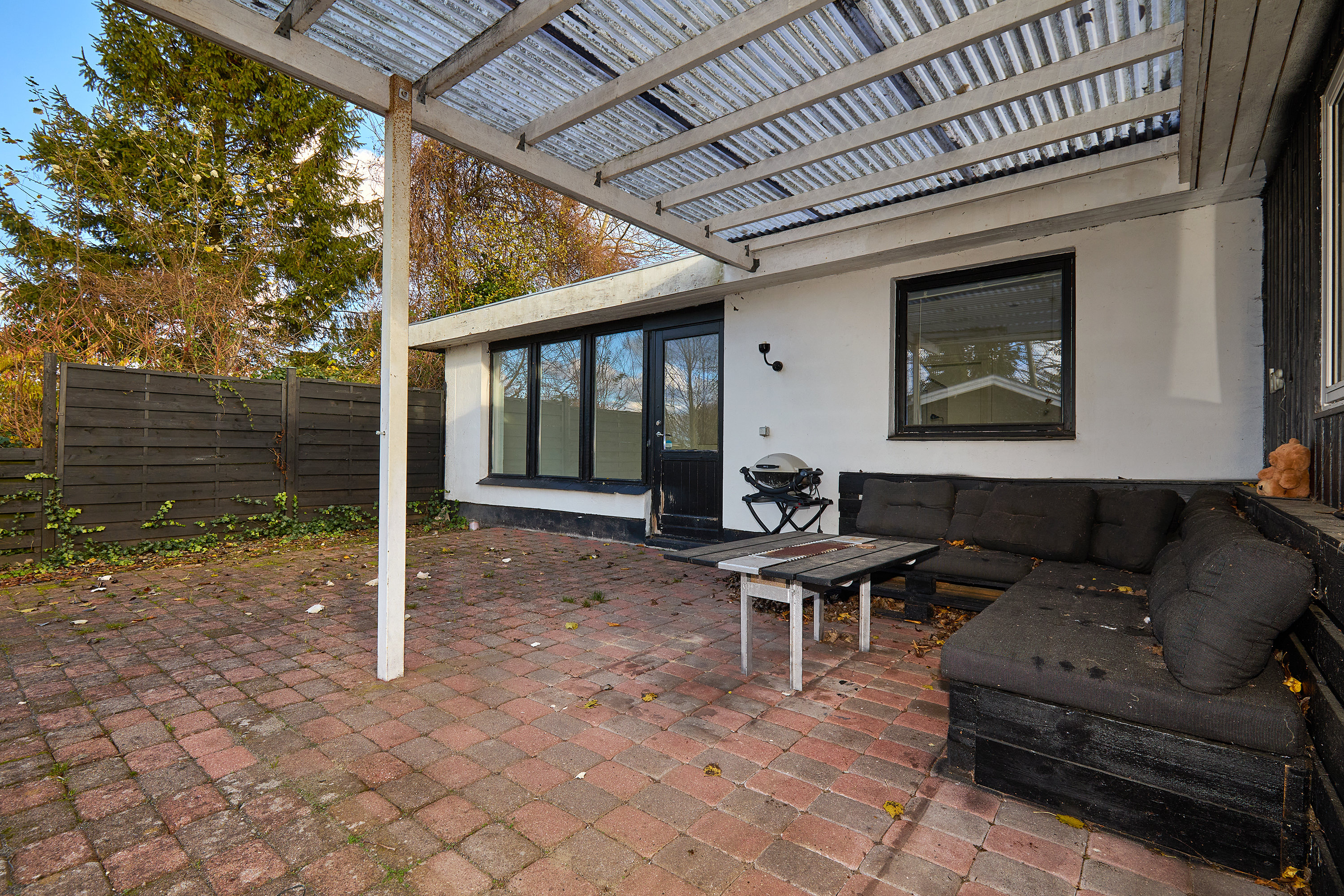 Fremhævet terrasse billede i fuldskærmstilstand. Billede af Gammel Kulhusvej 118, Skoven, 3630 Jægerspris