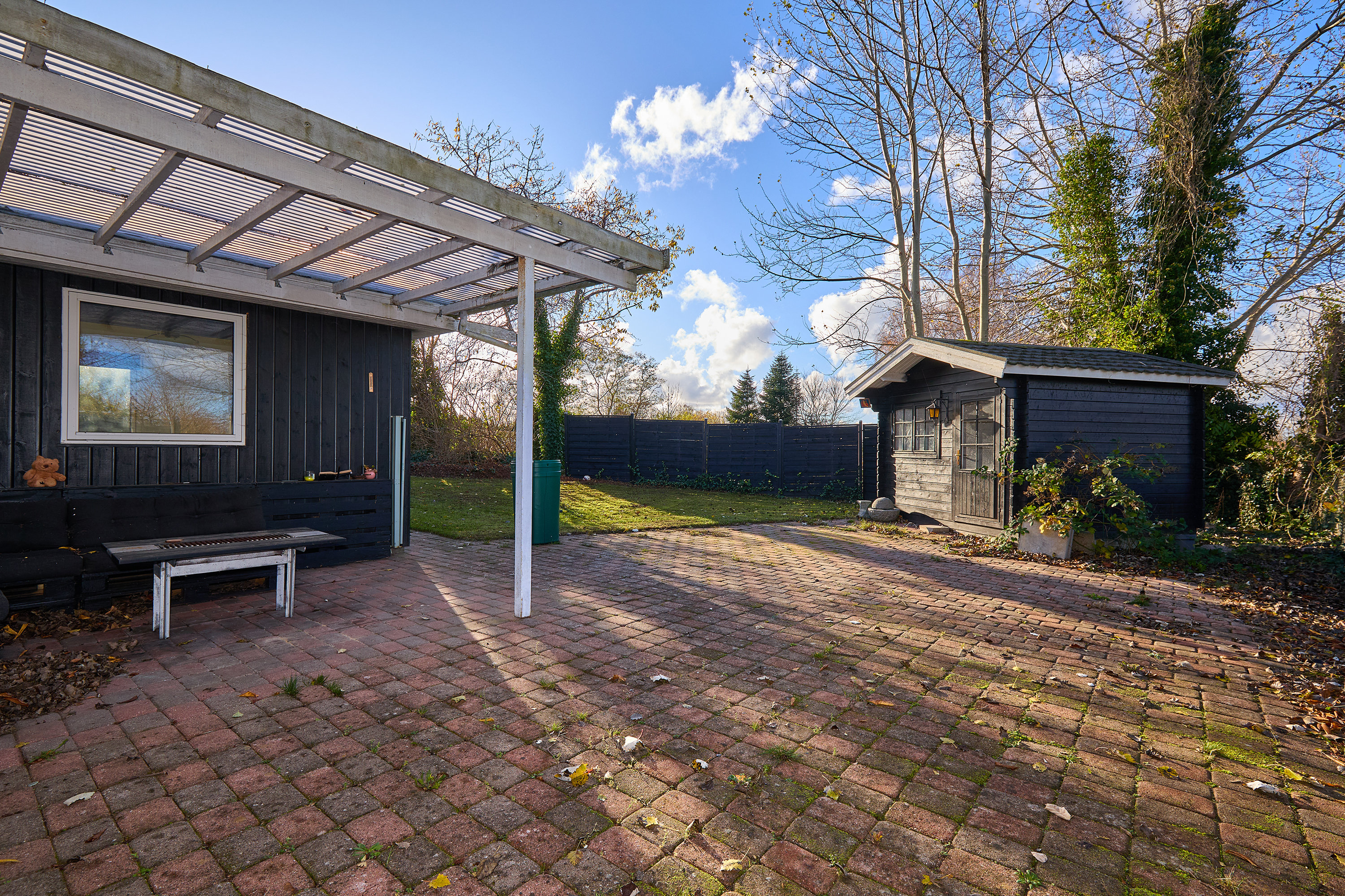 Fremhævet terrasse billede i fuldskærmstilstand. Billede af Gammel Kulhusvej 118, Skoven, 3630 Jægerspris