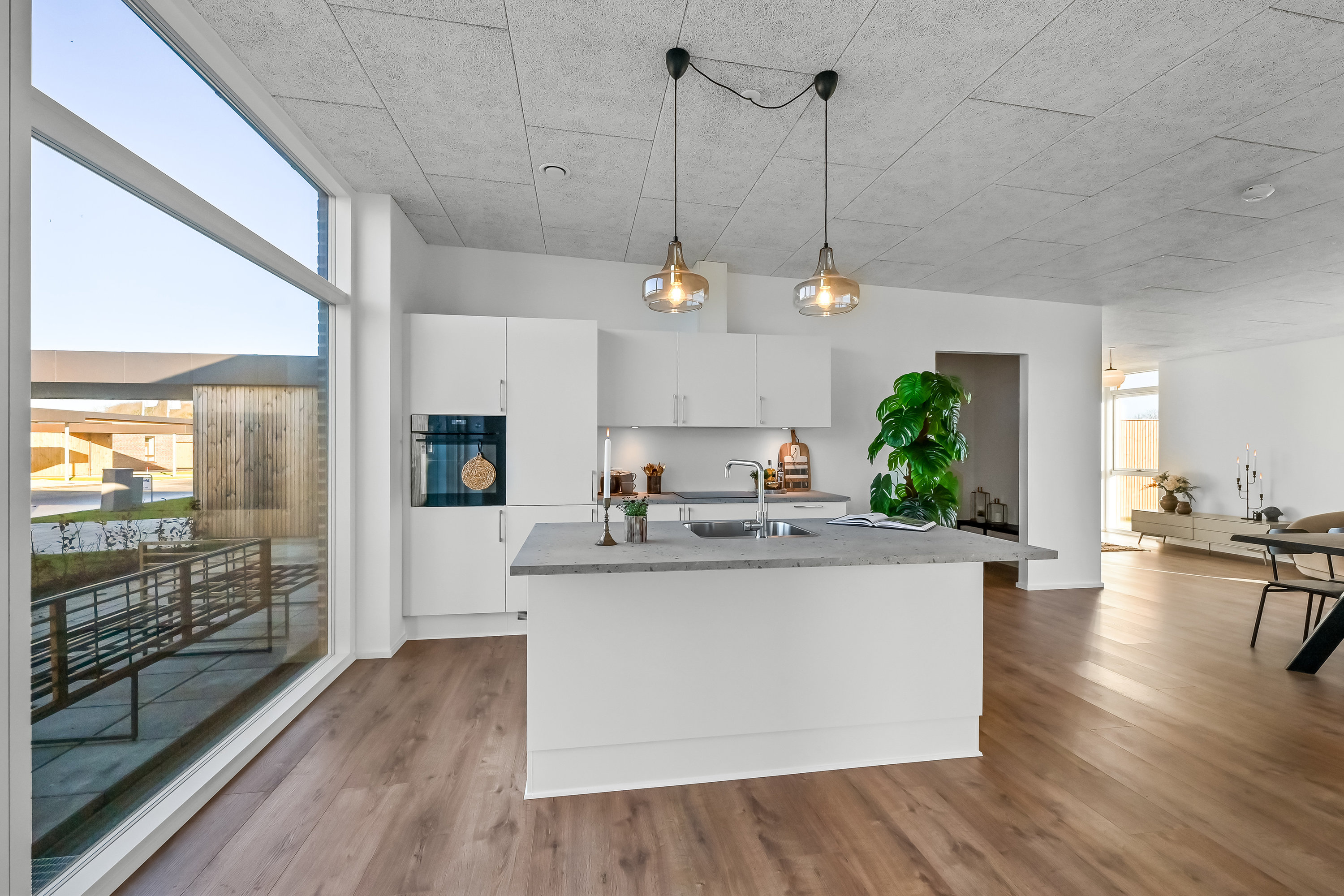 Fremhævet køkken billede i fuldskærmstilstand. Billede af Tavlund Allé 6, Lind, 7400 Herning