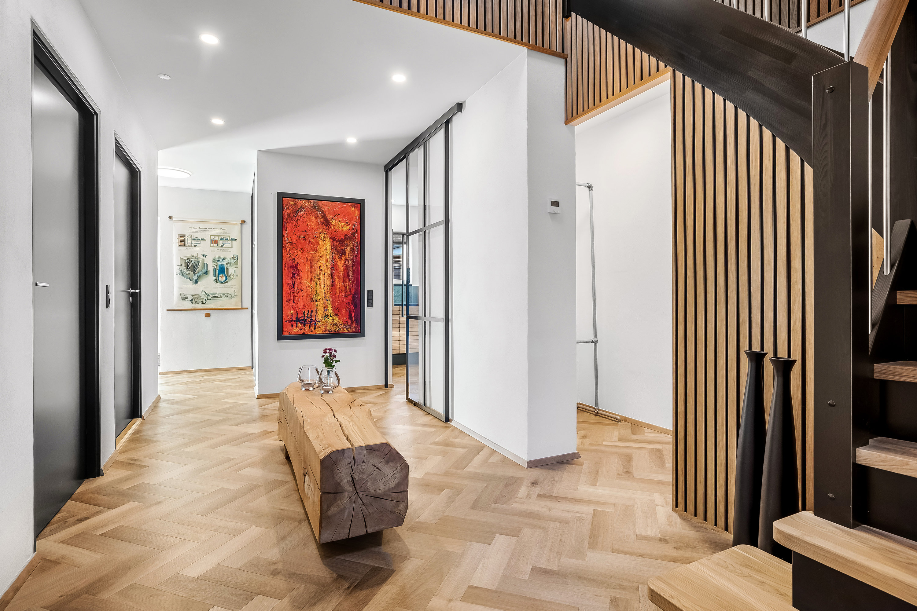 Fremhævet hall billede i fuldskærmstilstand. Billede af Mejdalvej 48, 7500 Holstebro