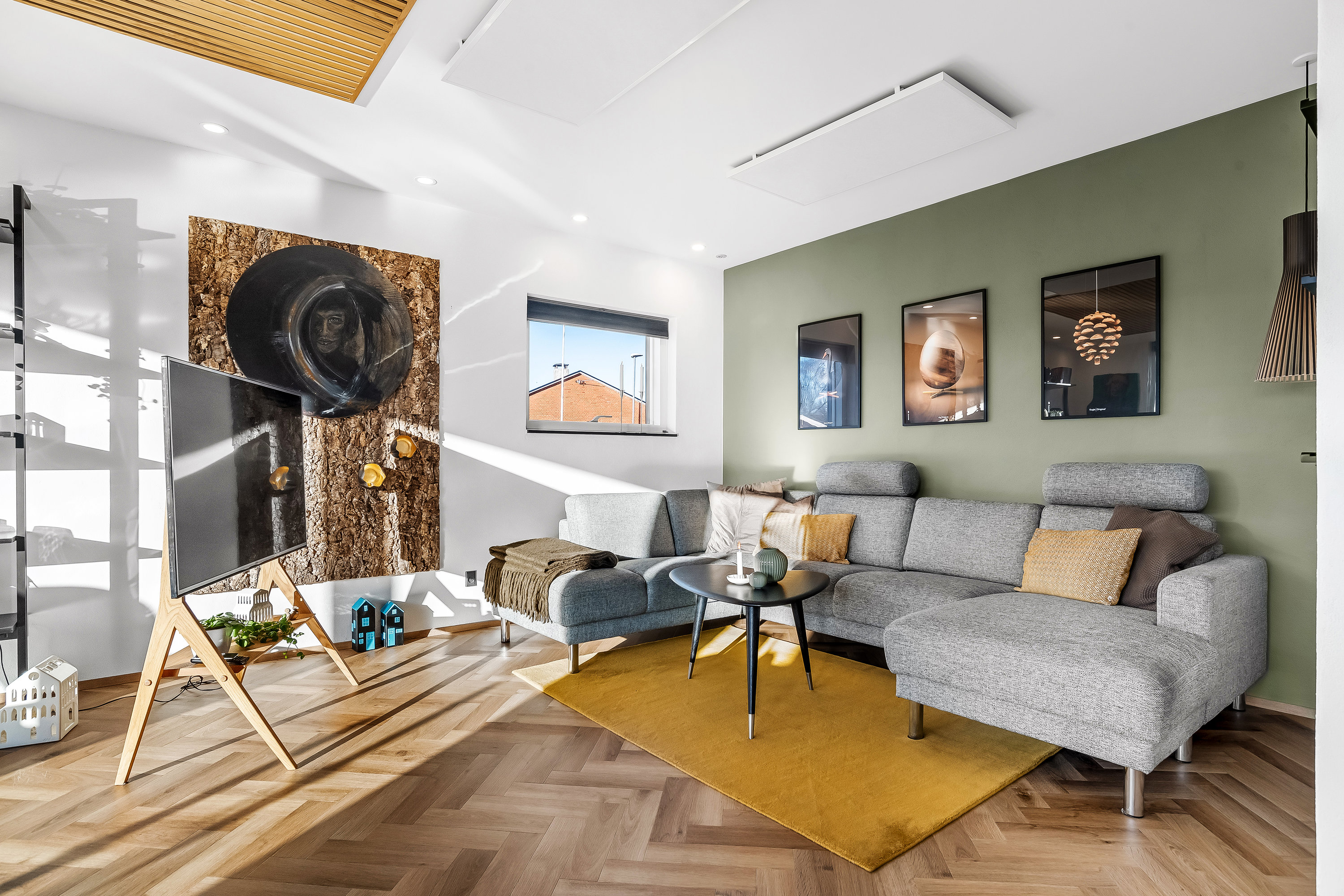 Fremhævet stue billede i fuldskærmstilstand. Billede af Mejdalvej 48, 7500 Holstebro