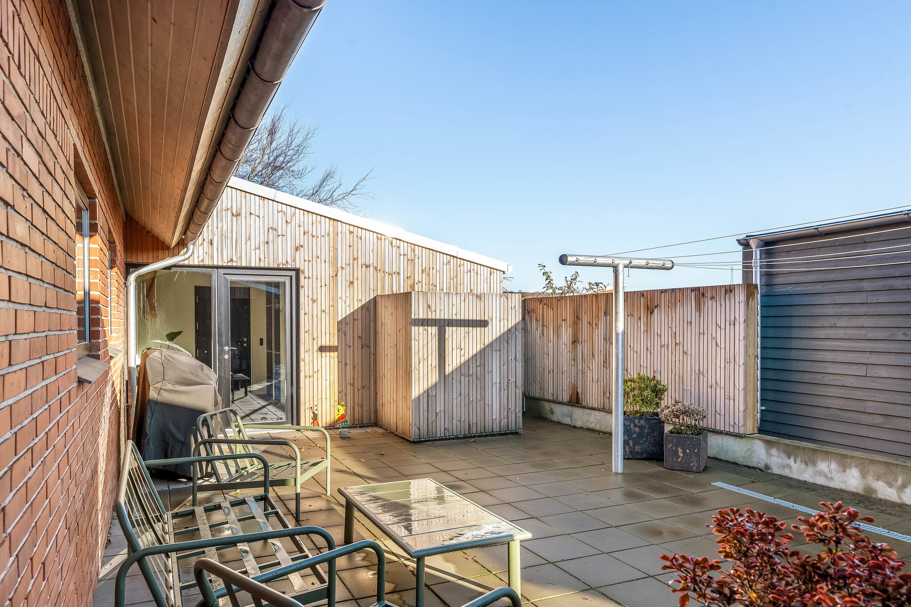 Fremhævet terrasse billede i fuldskærmstilstand. Billede af Mejdalvej 48, 7500 Holstebro