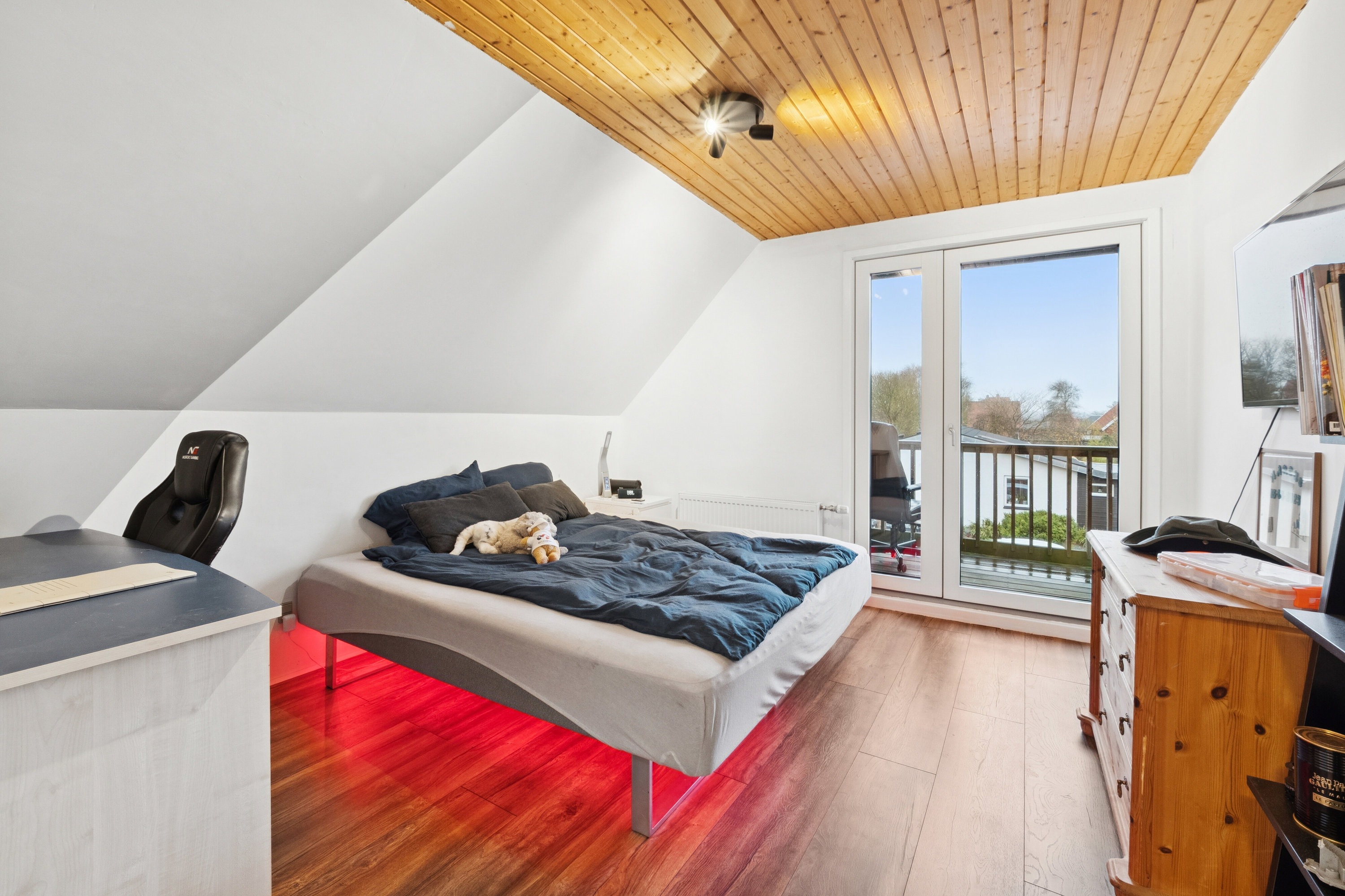 Fremhævet soveværelse billede i fuldskærmstilstand. Billede af Vestre Alle 3, 7760 Hurup Thy