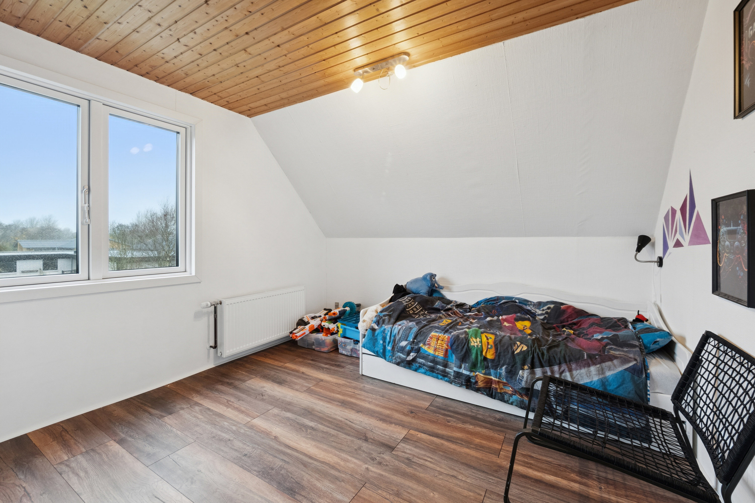 Fremhævet soveværelse billede i fuldskærmstilstand. Billede af Vestre Alle 3, 7760 Hurup Thy