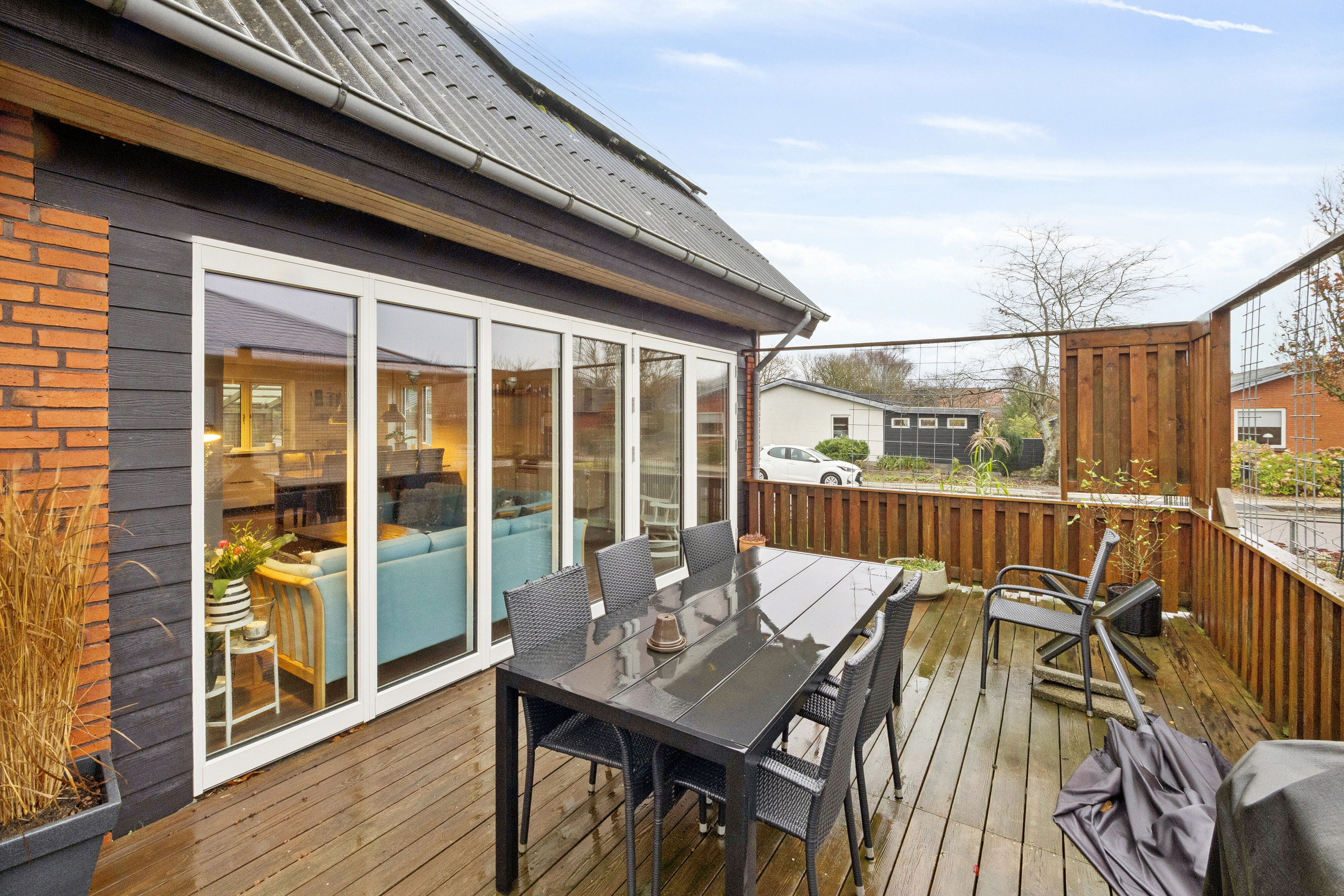 Fremhævet terrasse billede i fuldskærmstilstand. Billede af Vestre Alle 3, 7760 Hurup Thy