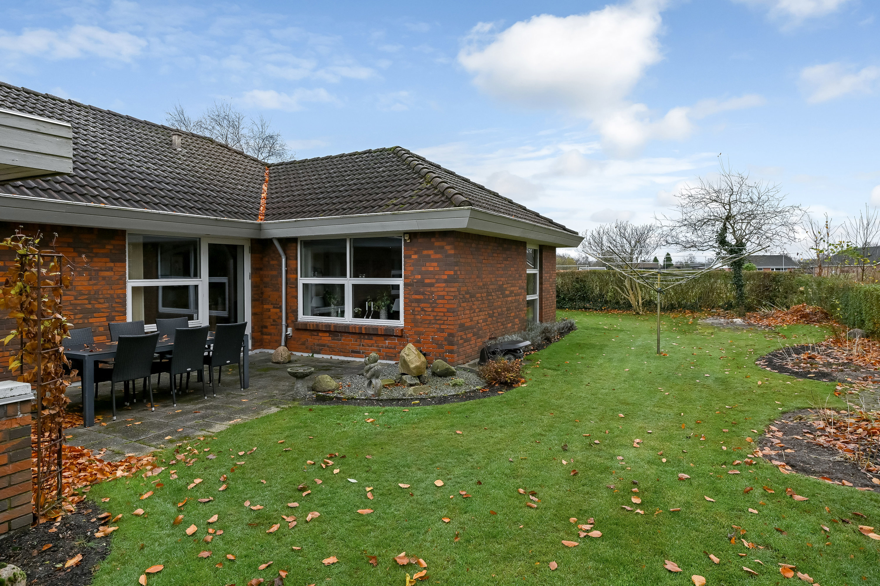 Fremhævet terrasse billede i fuldskærmstilstand. Billede af Daltoften 47, 7200 Grindsted