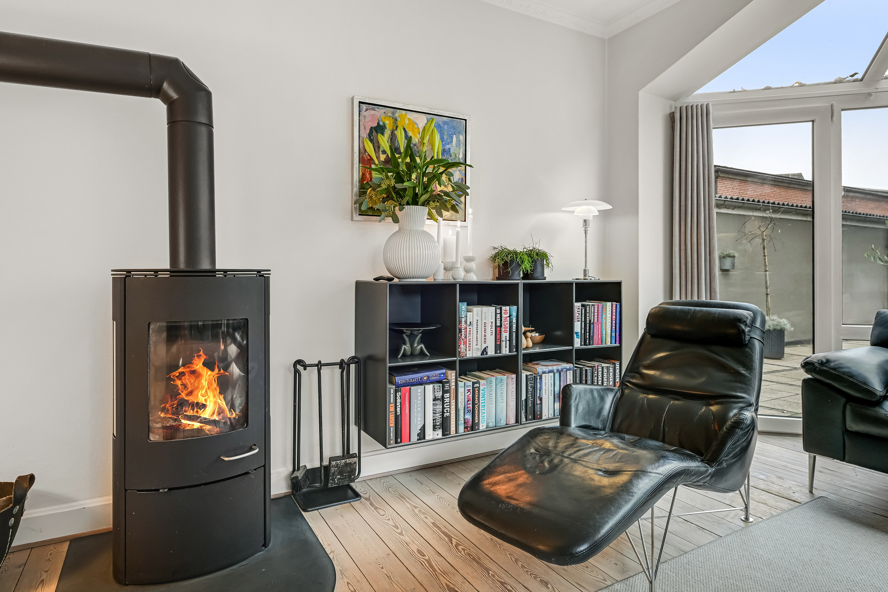 Fremhævet stue billede i fuldskærmstilstand. Billede af Banegårdsvej 30, 7200 Grindsted