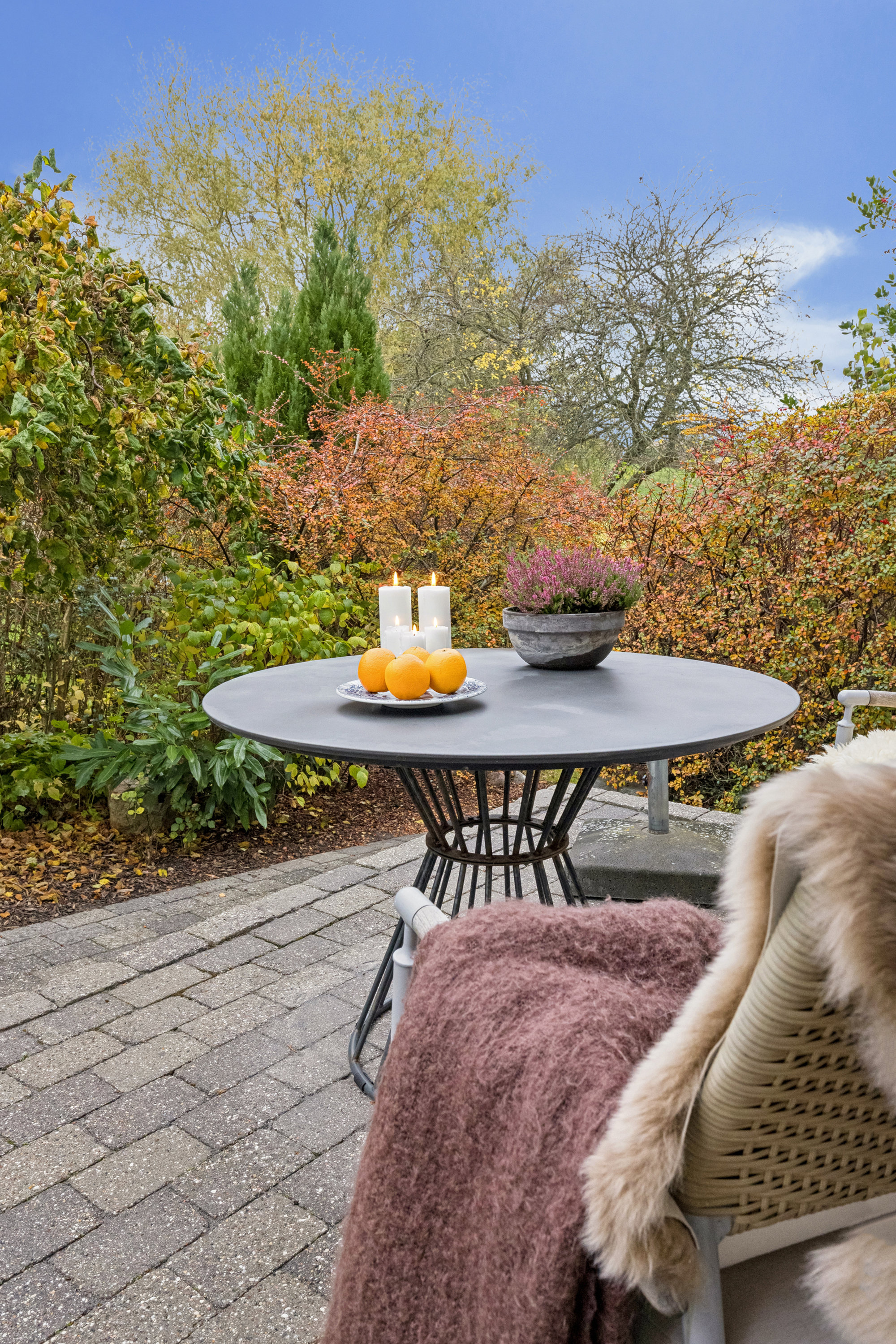 Fremhævet terrasse billede i fuldskærmstilstand. Billede af Anemonevej 14, 8410 Rønde