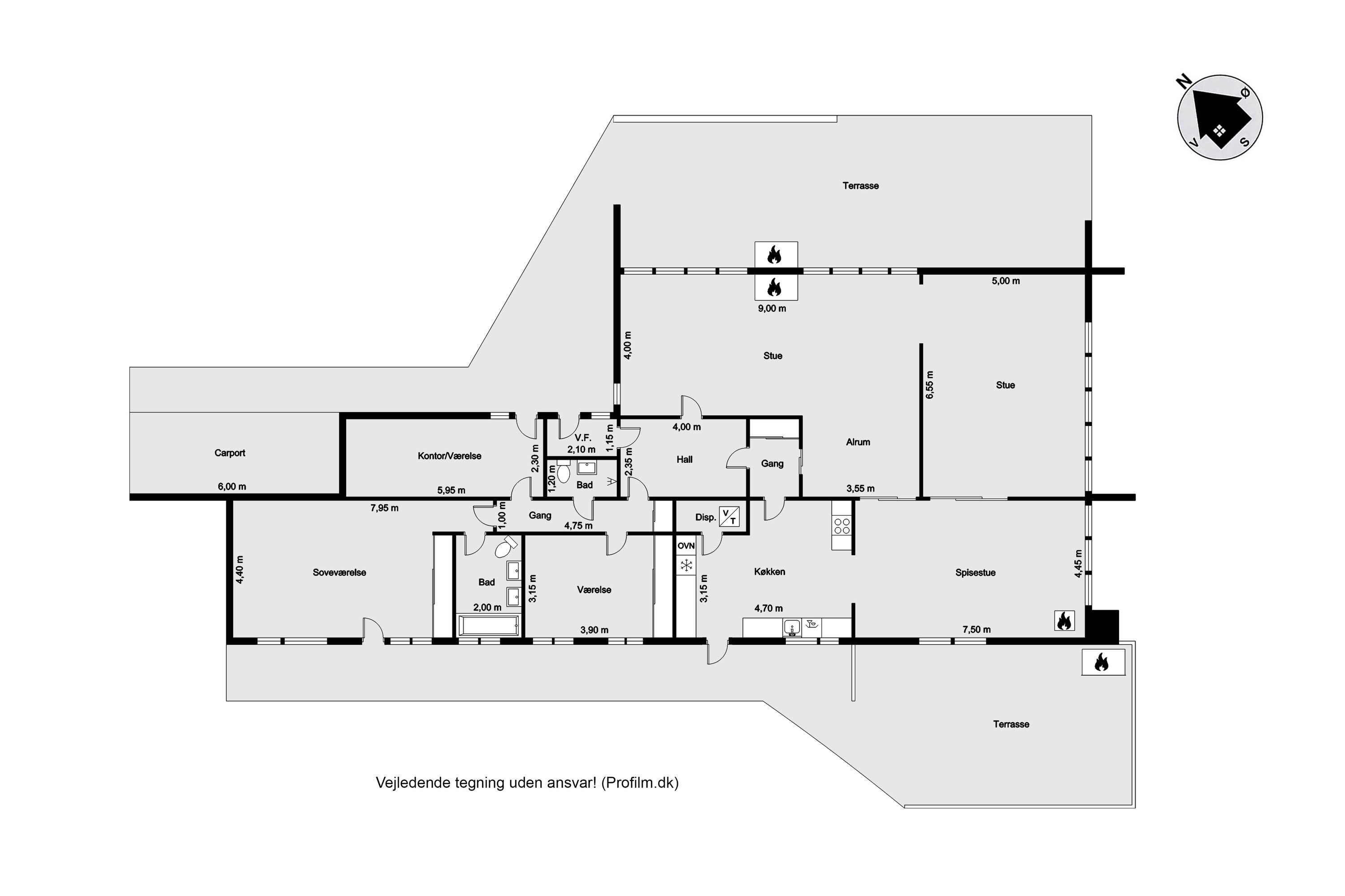 Plantegninger billede af Herningvej 78, 7500 Holstebro