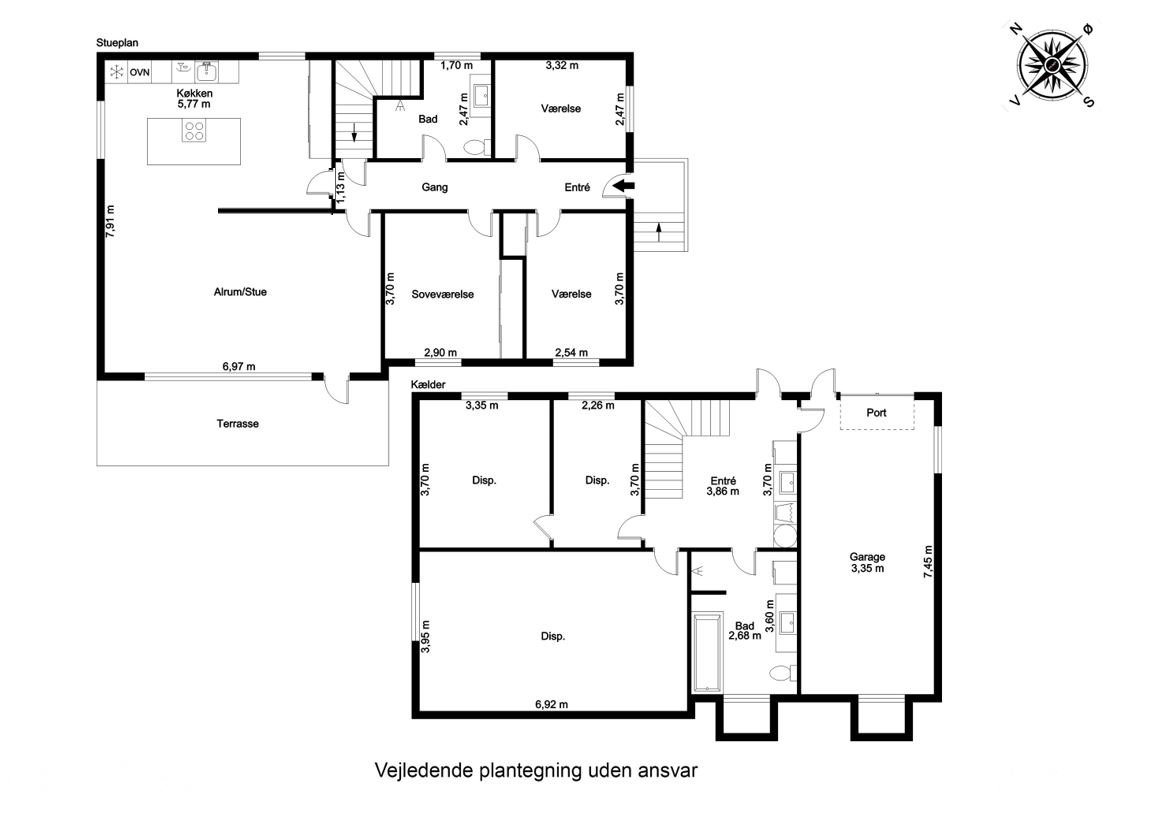Plantegninger billede af Skolevænget 6, 5580 Nørre Aaby