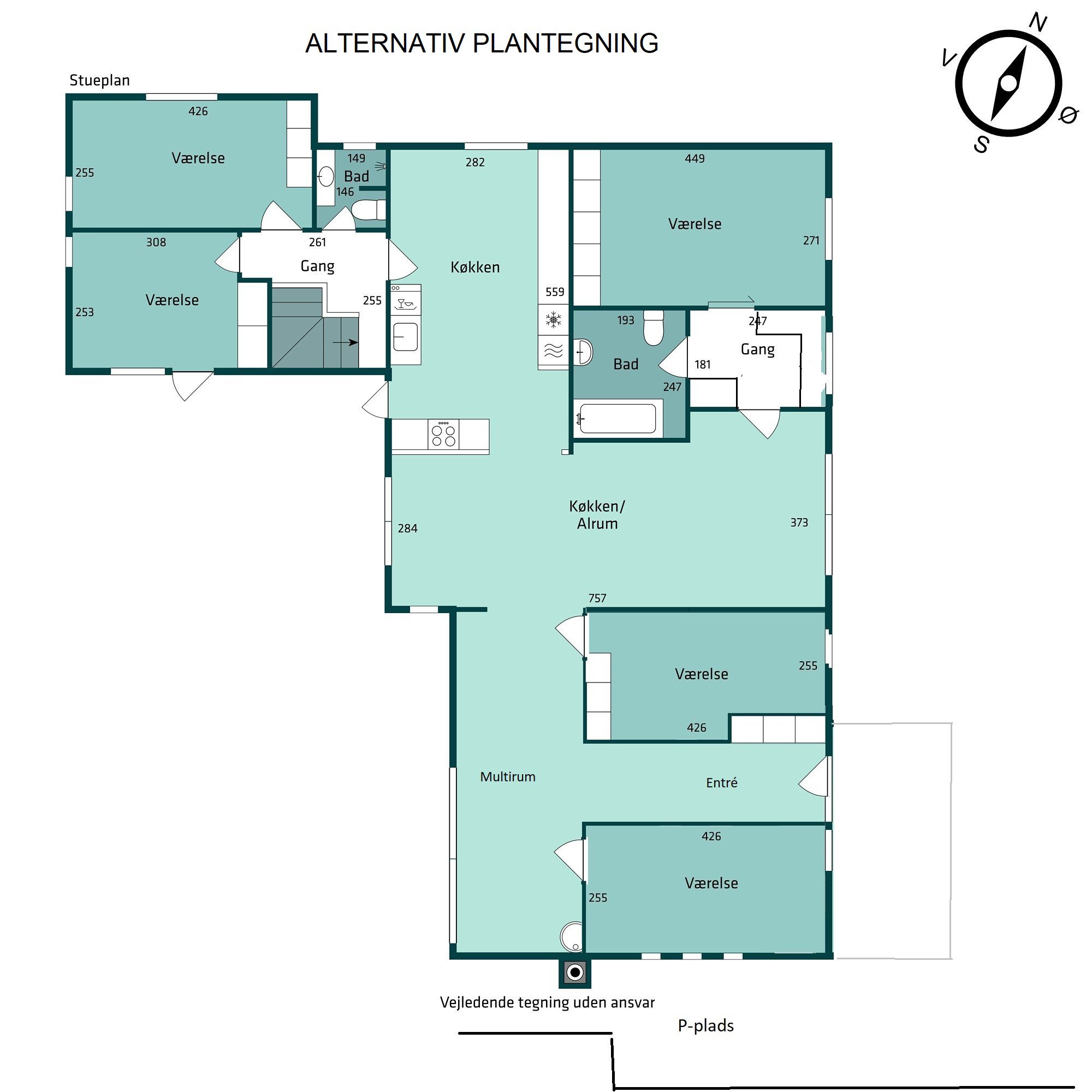 Plantegninger billede af Legårdsvej 13, Vrold, 8660 Skanderborg