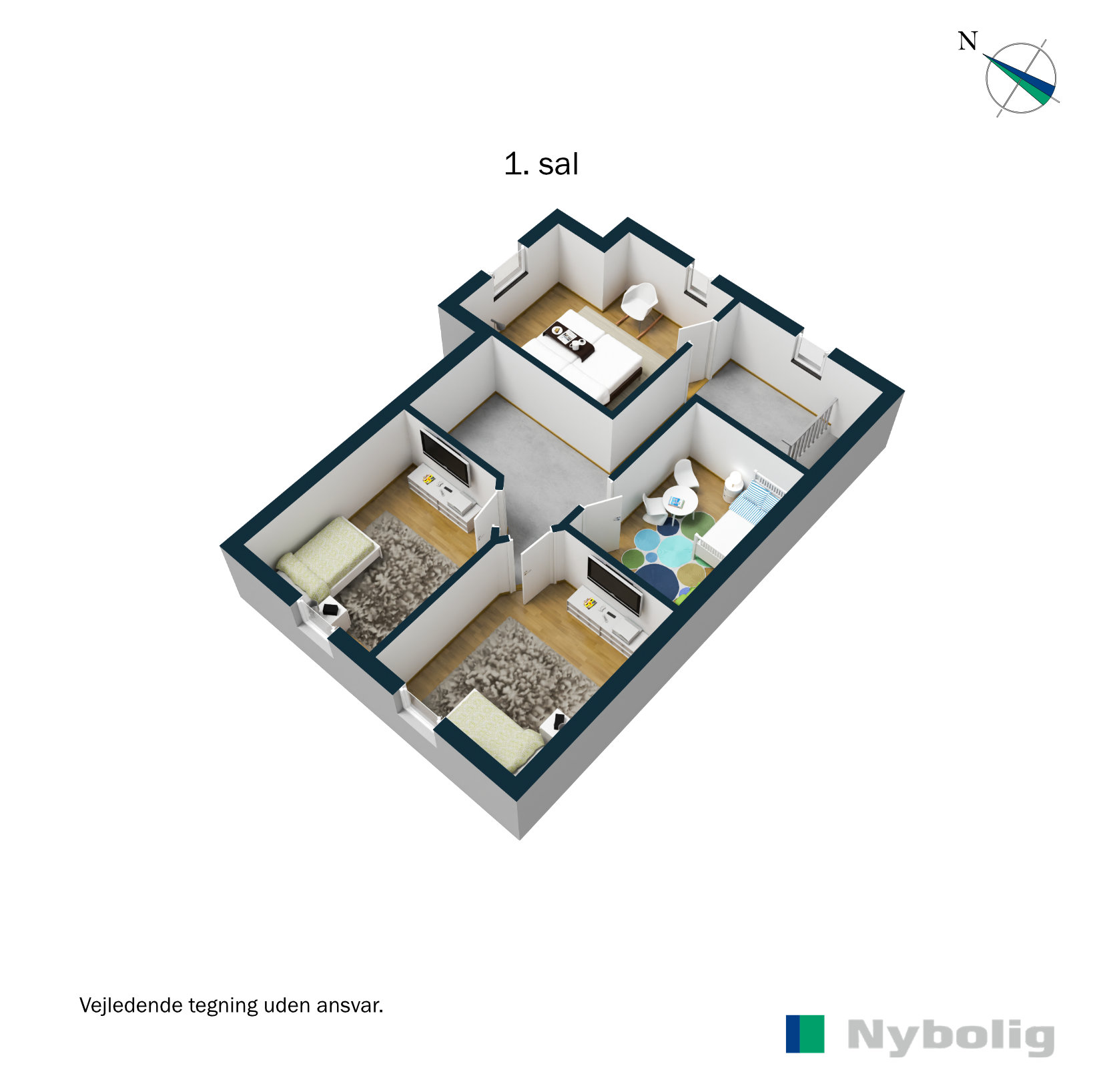 Plantegninger billede af Lintrupvej 32, 6660 Lintrup