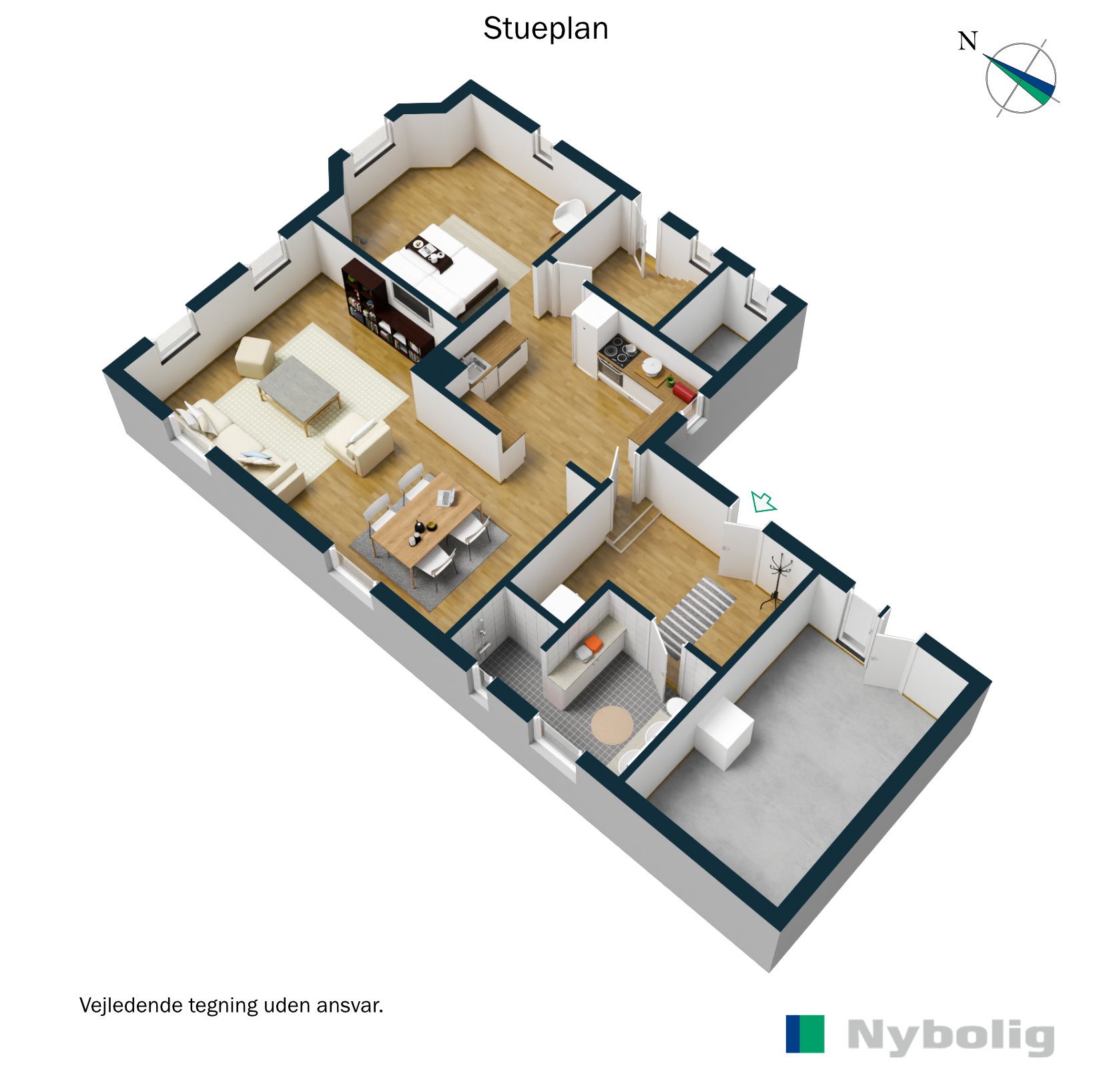 Plantegninger billede af Lintrupvej 32, 6660 Lintrup