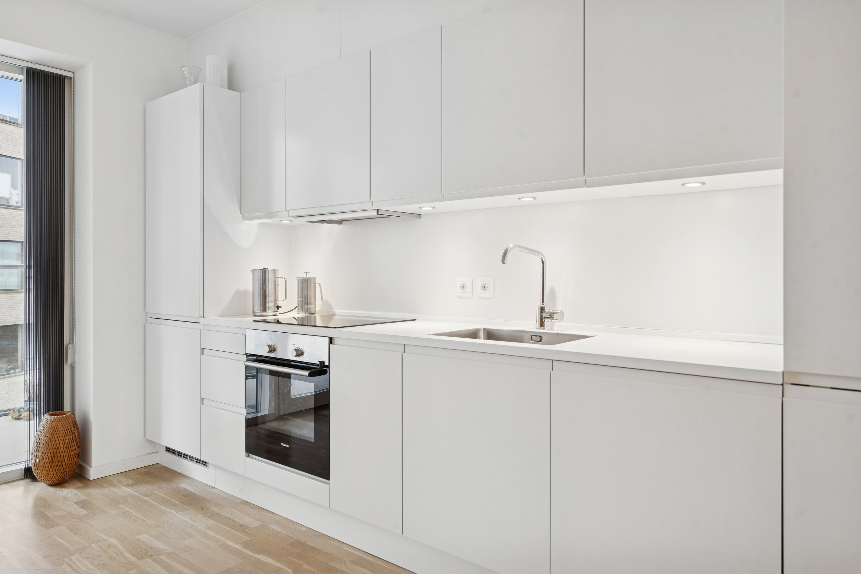 Fremhævet køkken billede i fuldskærmstilstand. Billede af Østre Stationsvej 37L, 3. 2., 5000 Odense C