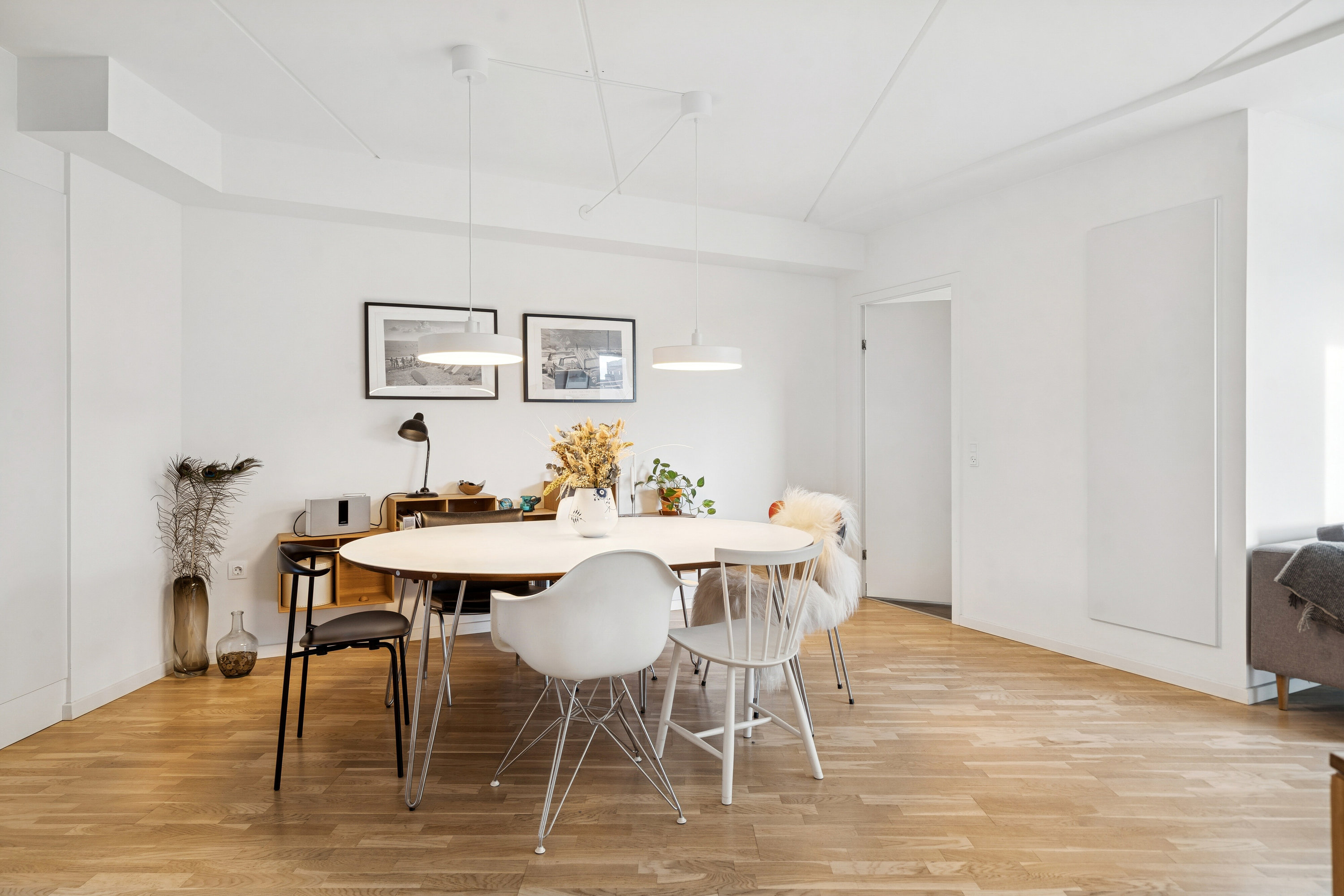 Fremhævet spisestue billede i fuldskærmstilstand. Billede af Østre Stationsvej 37L, 3. 2., 5000 Odense C