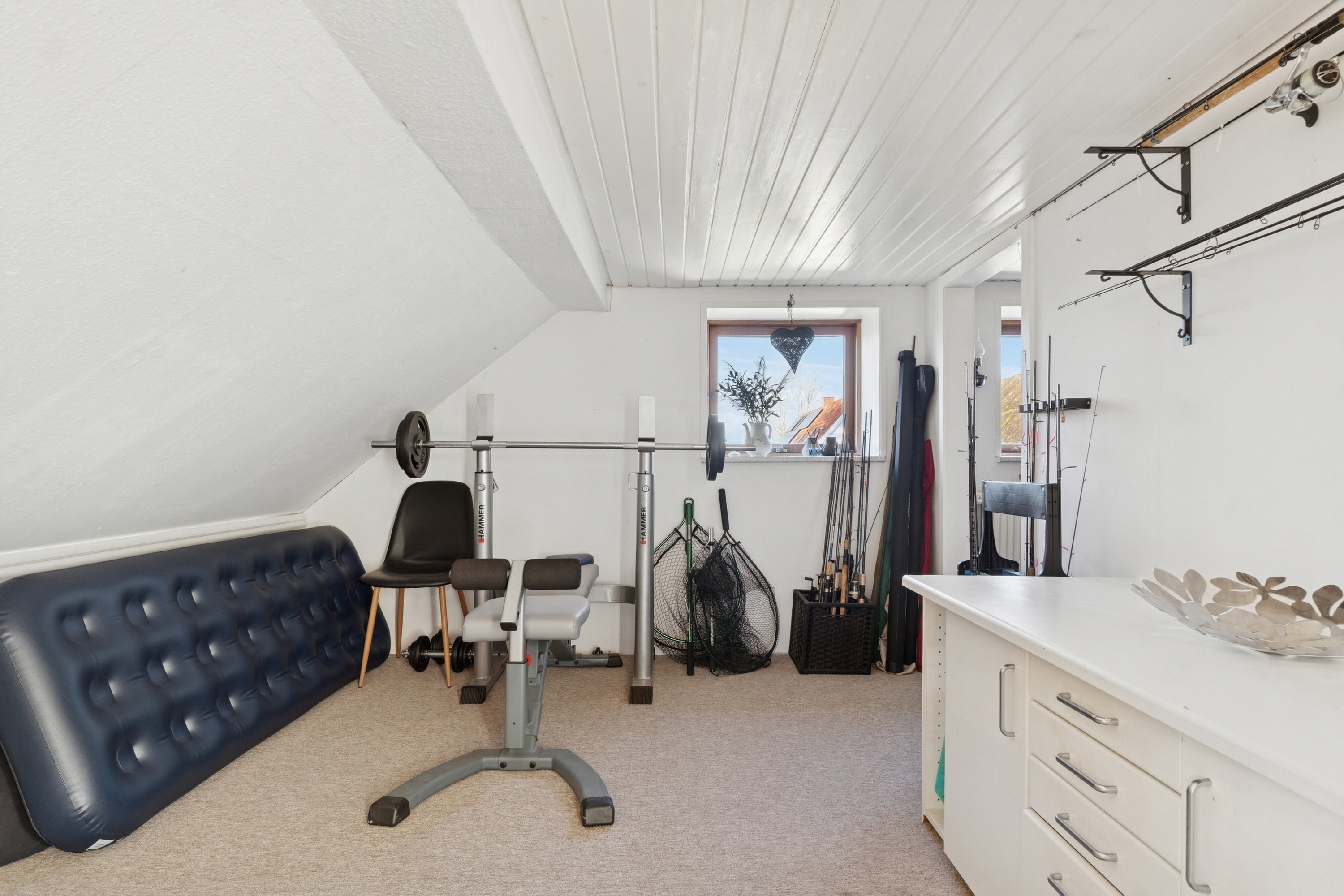Fremhævet motionsrum billede i fuldskærmstilstand. Billede af Lilleringvej 5, Storring, 8464 Galten