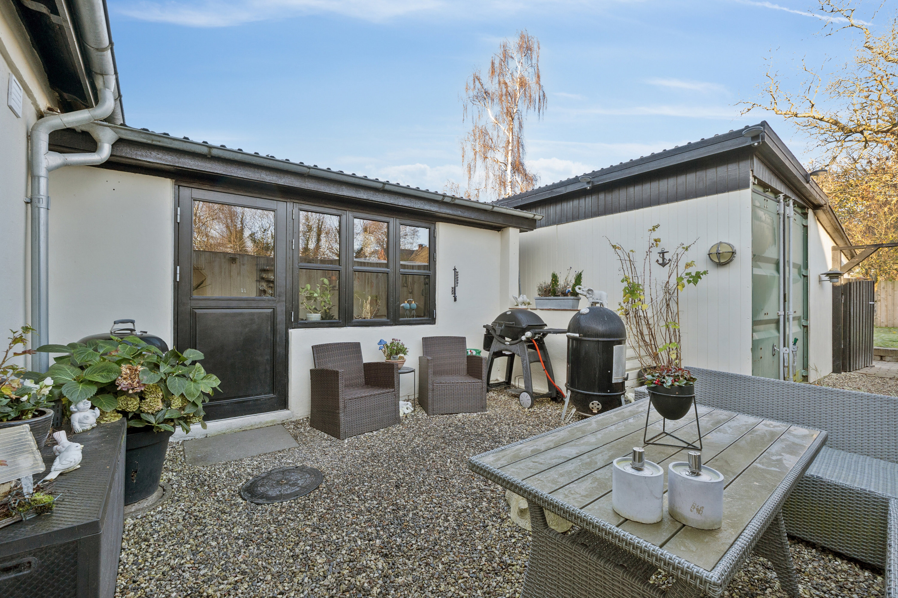 Fremhævet terrasse billede i fuldskærmstilstand. Billede af Lilleringvej 5, Storring, 8464 Galten