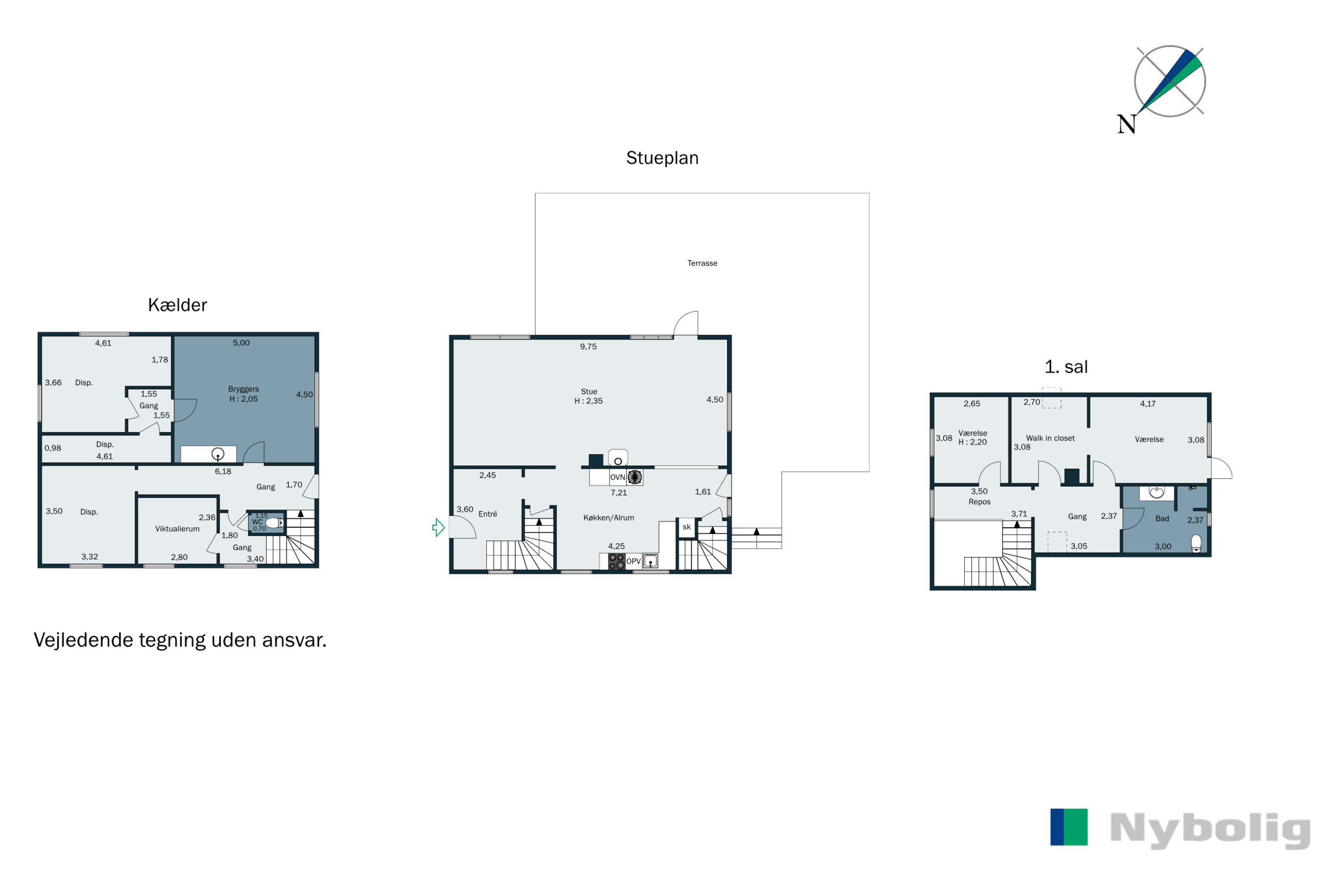 Plantegninger billede af Østerbygårdvej 4, Ø Hovborg, 6682 Hovborg