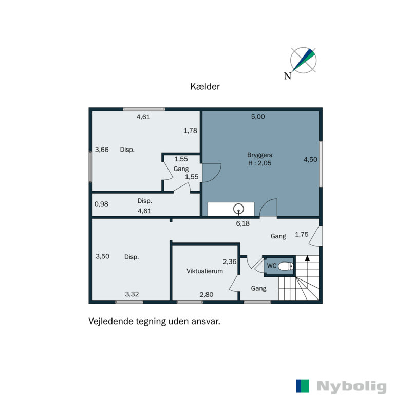 Plantegninger billede af Østerbygårdvej 4, Ø Hovborg, 6682 Hovborg