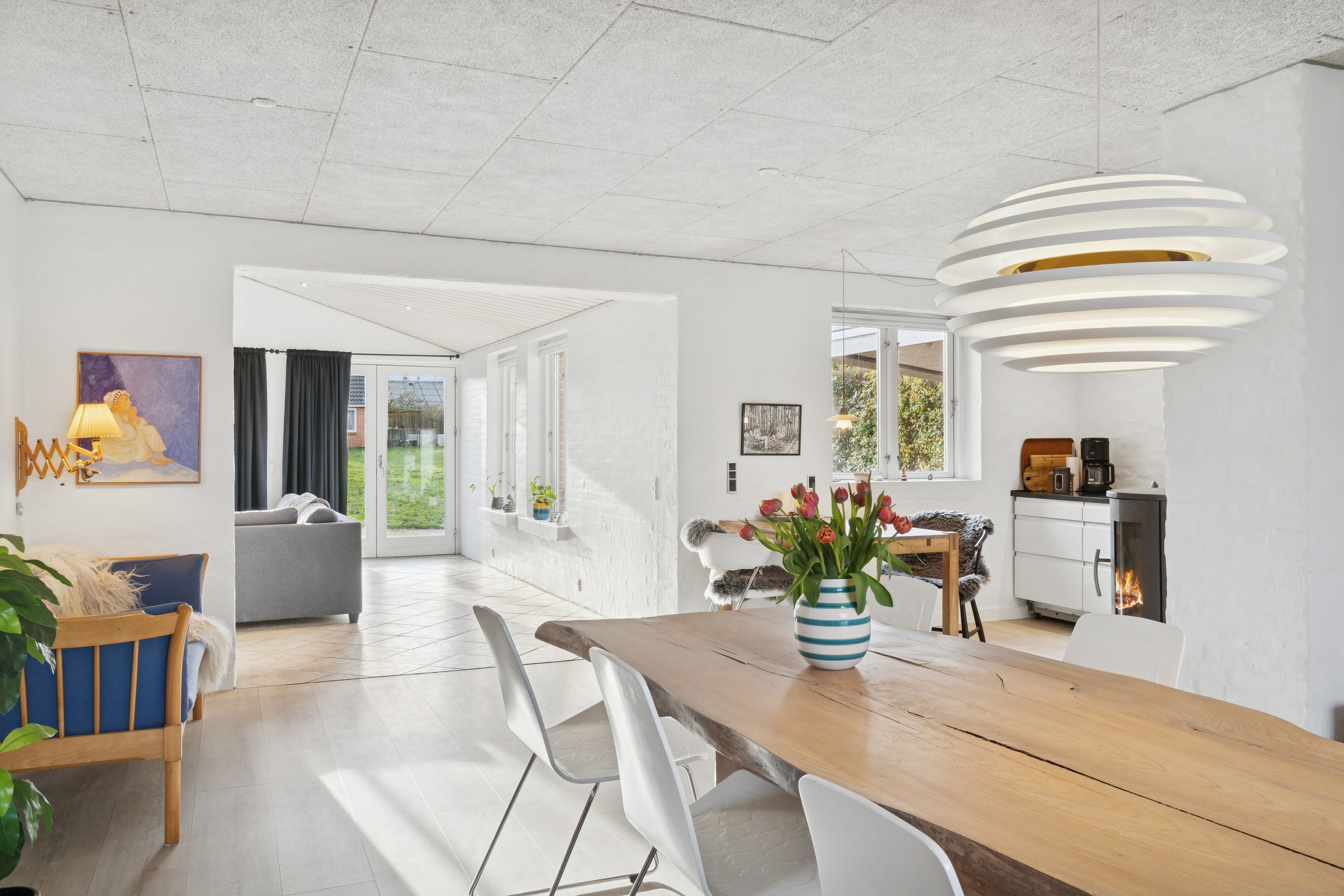 Fremhævet spisestue billede i fuldskærmstilstand. Billede af Thorningvej 33, 8620 Kjellerup